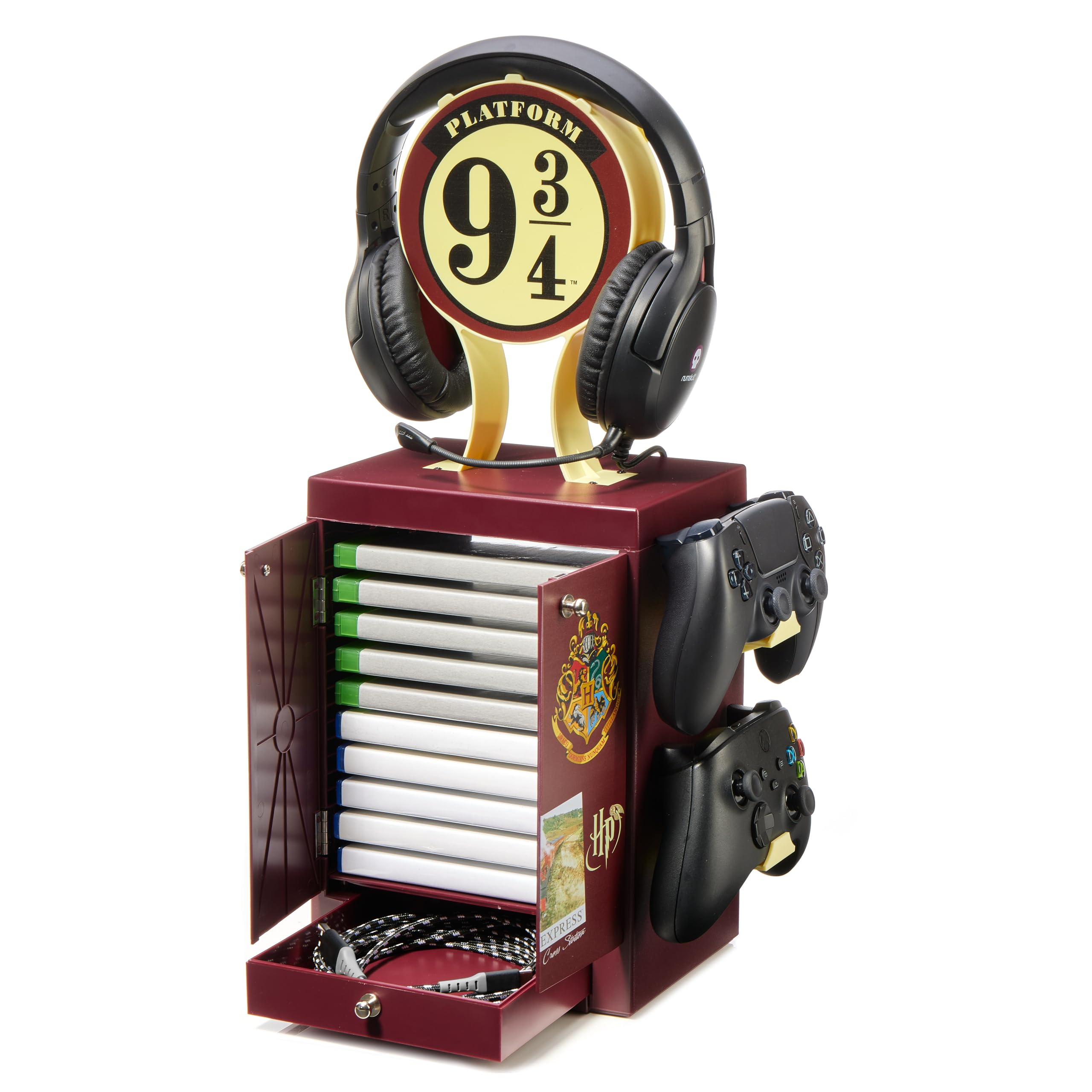 Harry Potter Platform 9 3/4 Gaming Locker & Storage Stand for PS4, PS5, Xbox, Switch 11