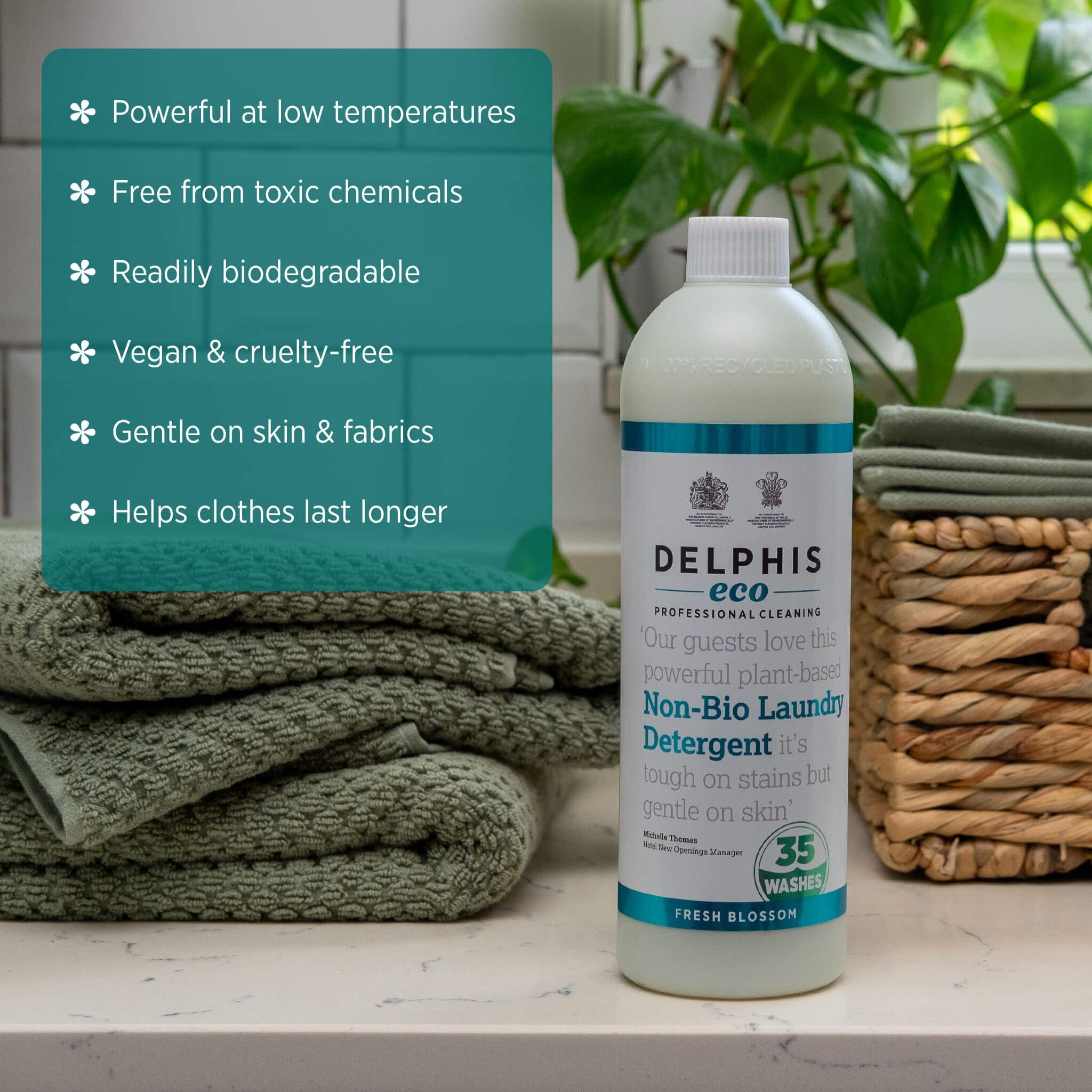 Delphis Eco - Laundry Detergent Non Bio (700ml) - Fresh Blossom Scent