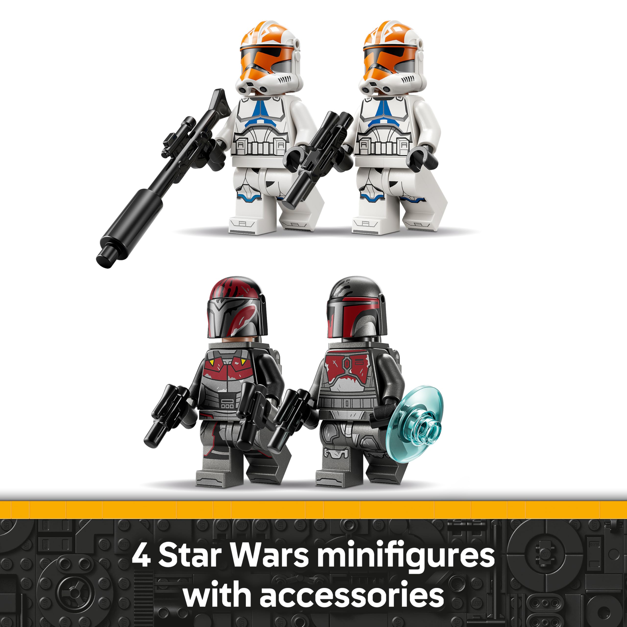 LEGO Star Wars 75449 Siege of Mandalore Battle Pack - Action Toy w/ 2 Manda 2