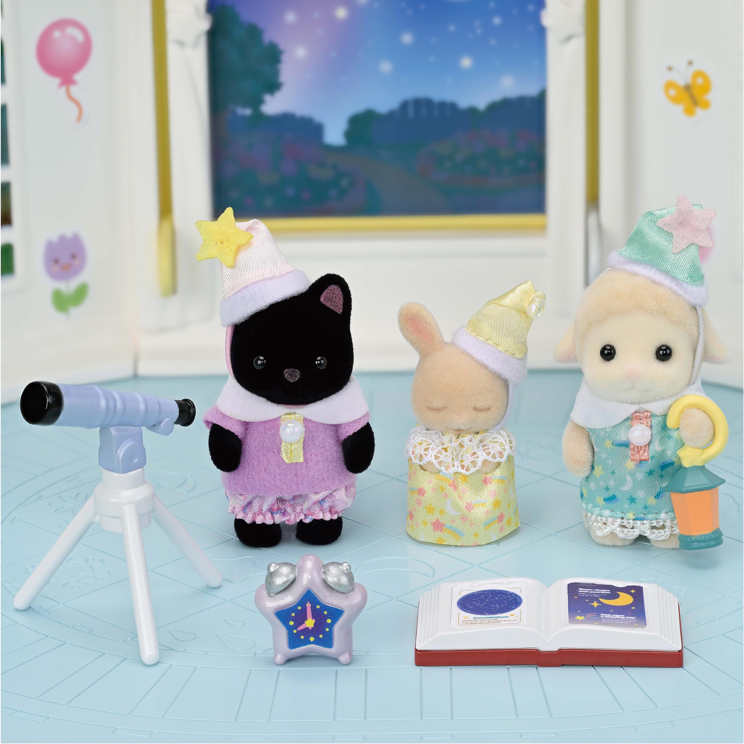 Sylvanian Families 5750 Nursery Friends Sleepover Party Trio Playset | Ages 3+ 3