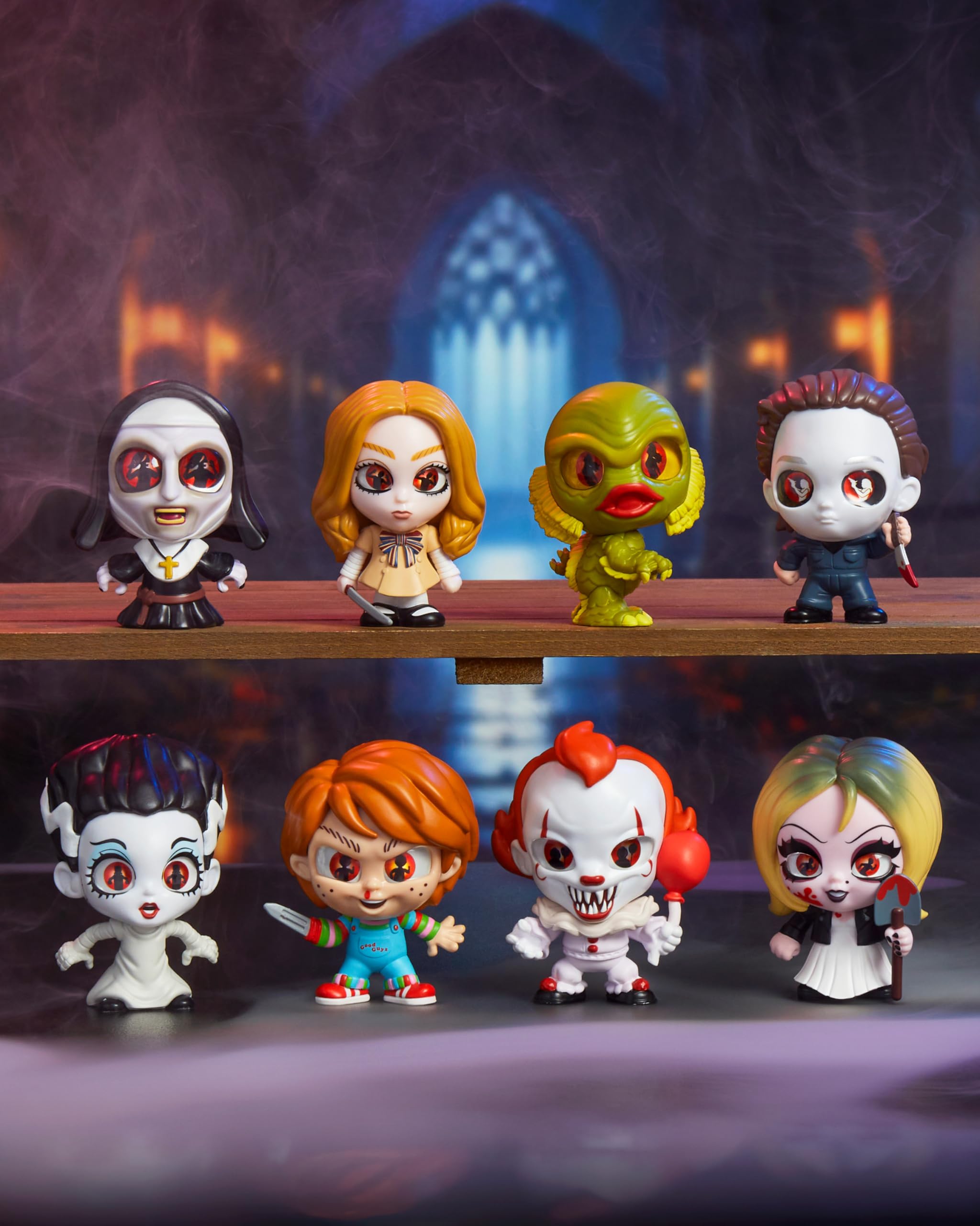 Just Play Tiny Nightmares Figure Blind Box Collectible Series 1 - 3-Inch Horror Movie Figures