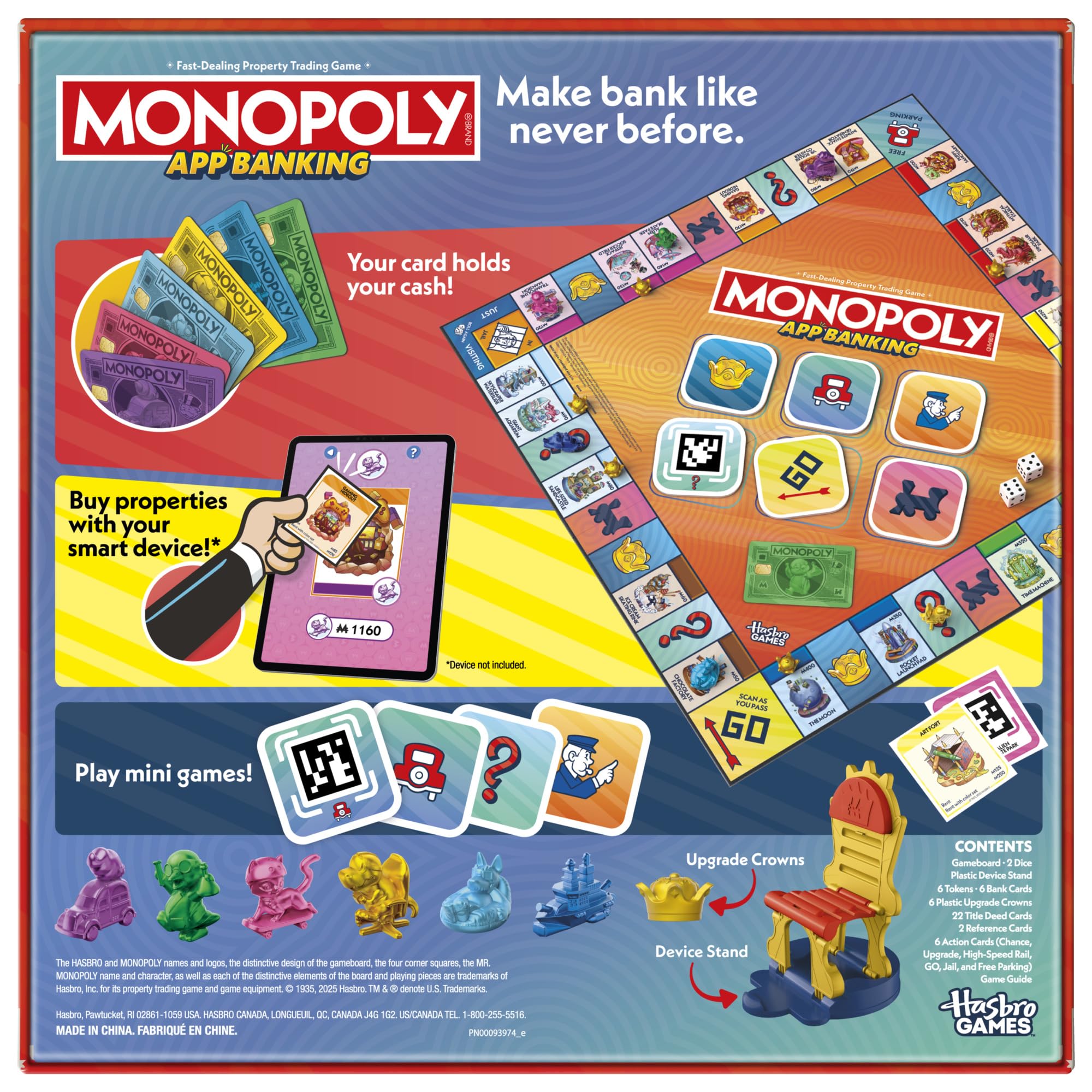 Hasbro Gaming Monopoly App Banking Board Game - English Version | Ages 8+ | 2-6 Players 2