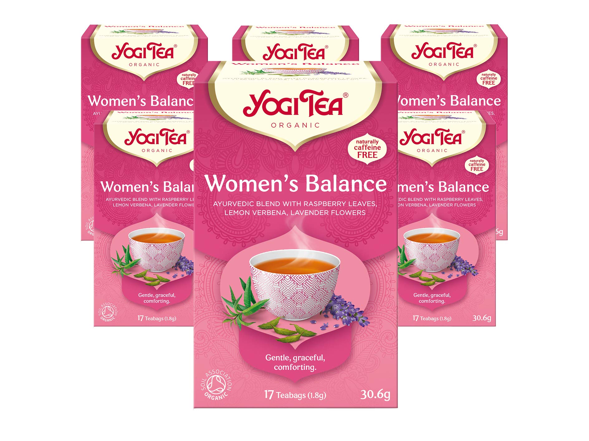 Yogi Tea - Women's Balance Organic Herbal Tea, Caffeine-Free, 102 Tea Bags (6 x 17) 8