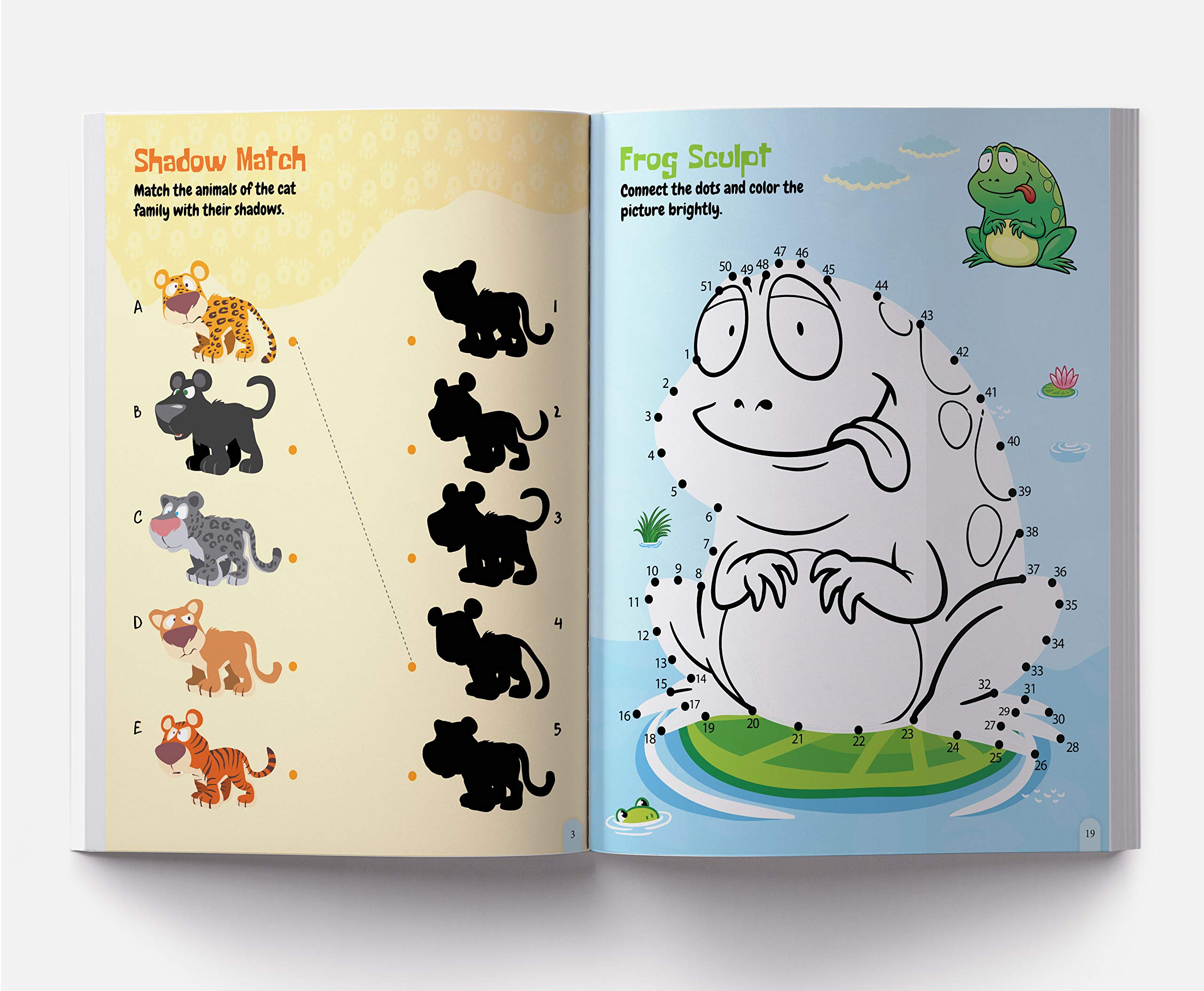 Wonder House 101 Brain Booster Activity Book - Mazes, Coloring & Puzzles for Ages 3-5 7
