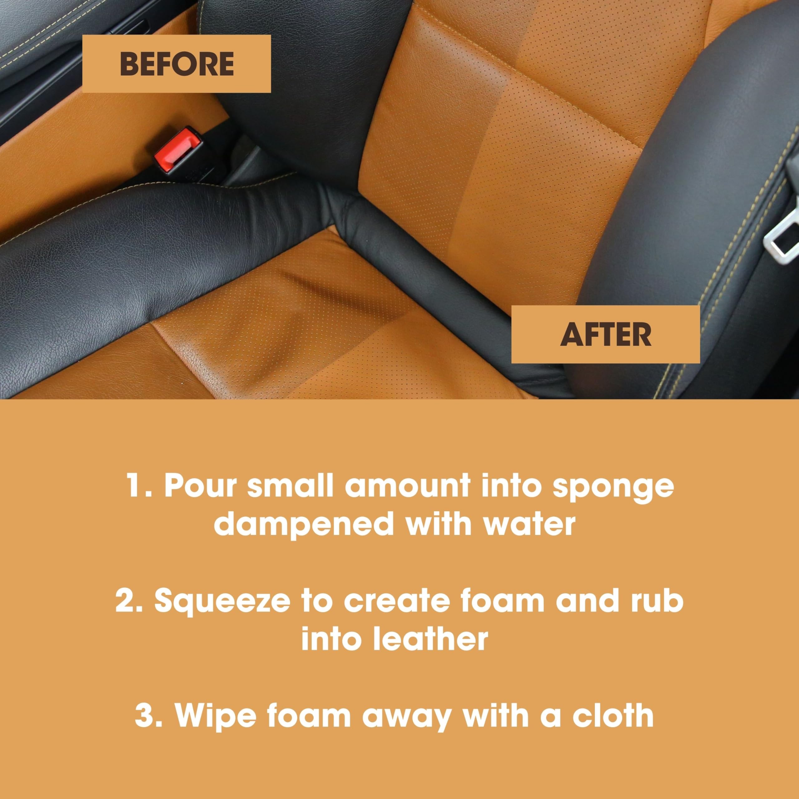 Furniture Clinic Leather Ultra Clean - All-Purpose Leather Cleaner | 500ml Liquid 5