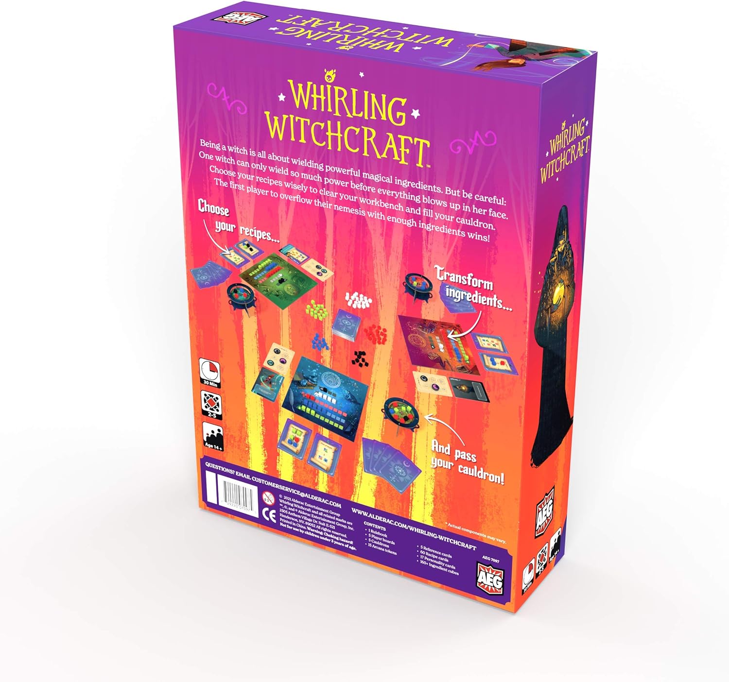 Alderac Entertainment Group Whirling Witchcraft Board Game 3