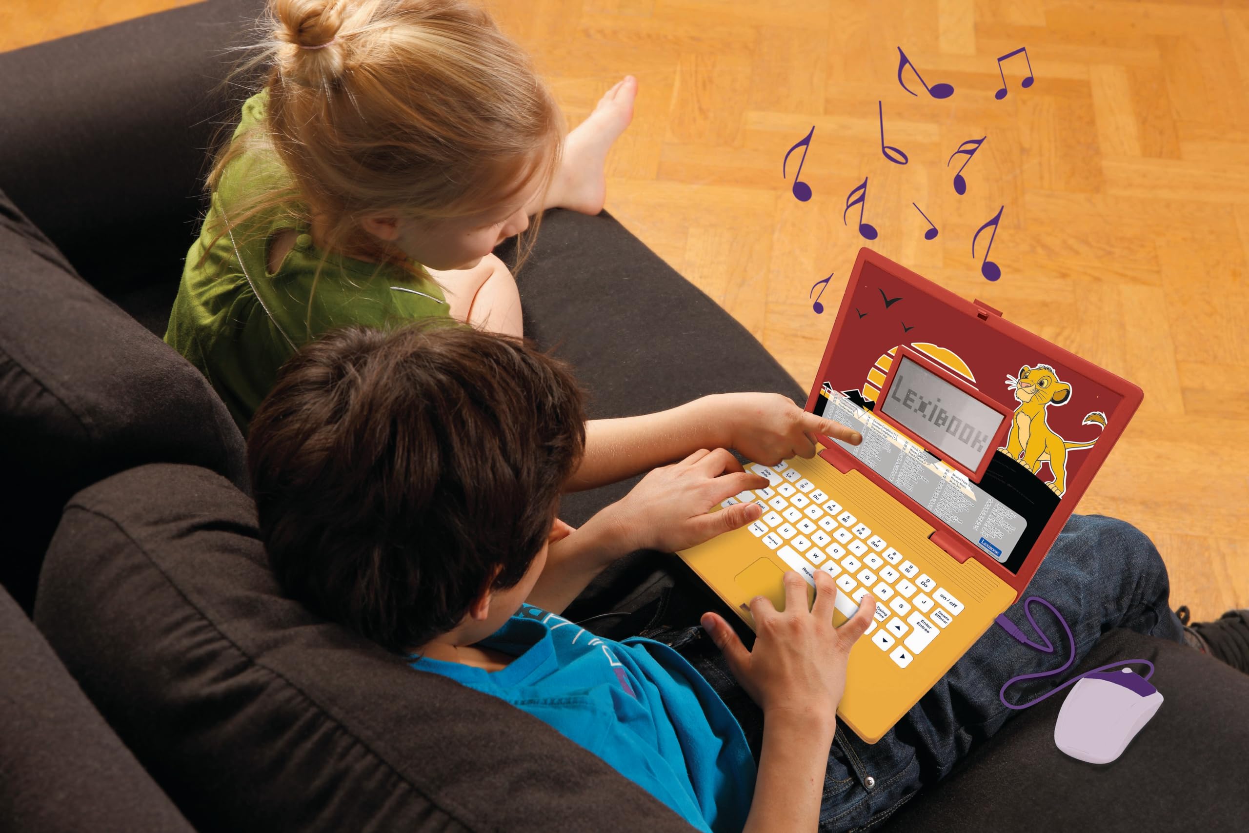 Lexibook Disney The Lion King Bilingual Laptop - 124 Educational Activities for Kids 6
