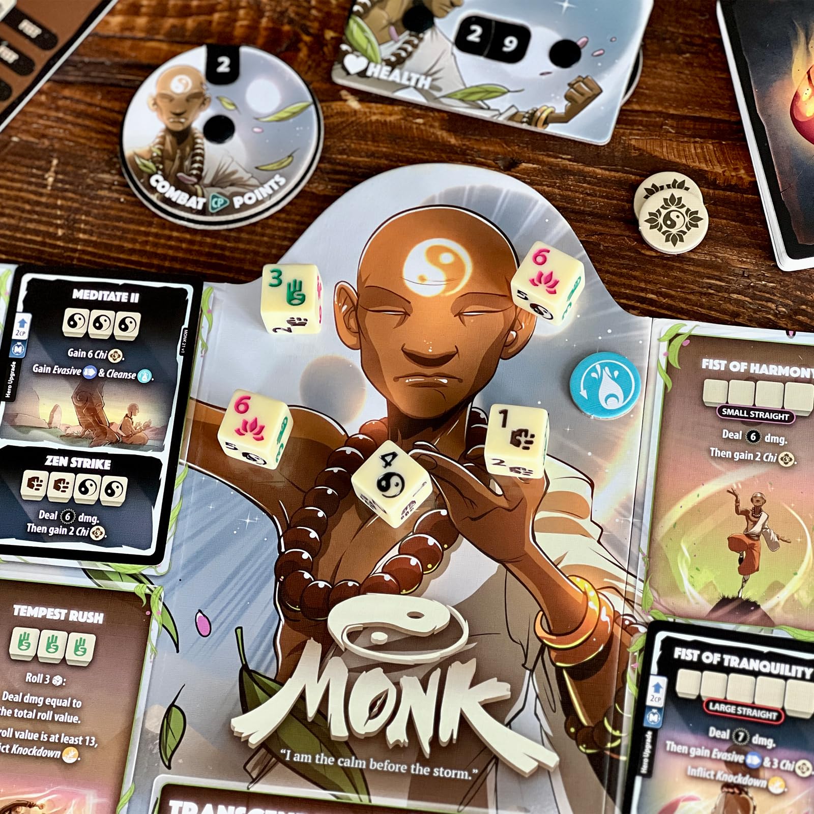 Roxley Games Dice Throne S1R Box 2 Monk v Paladin Board Game Accessory 8