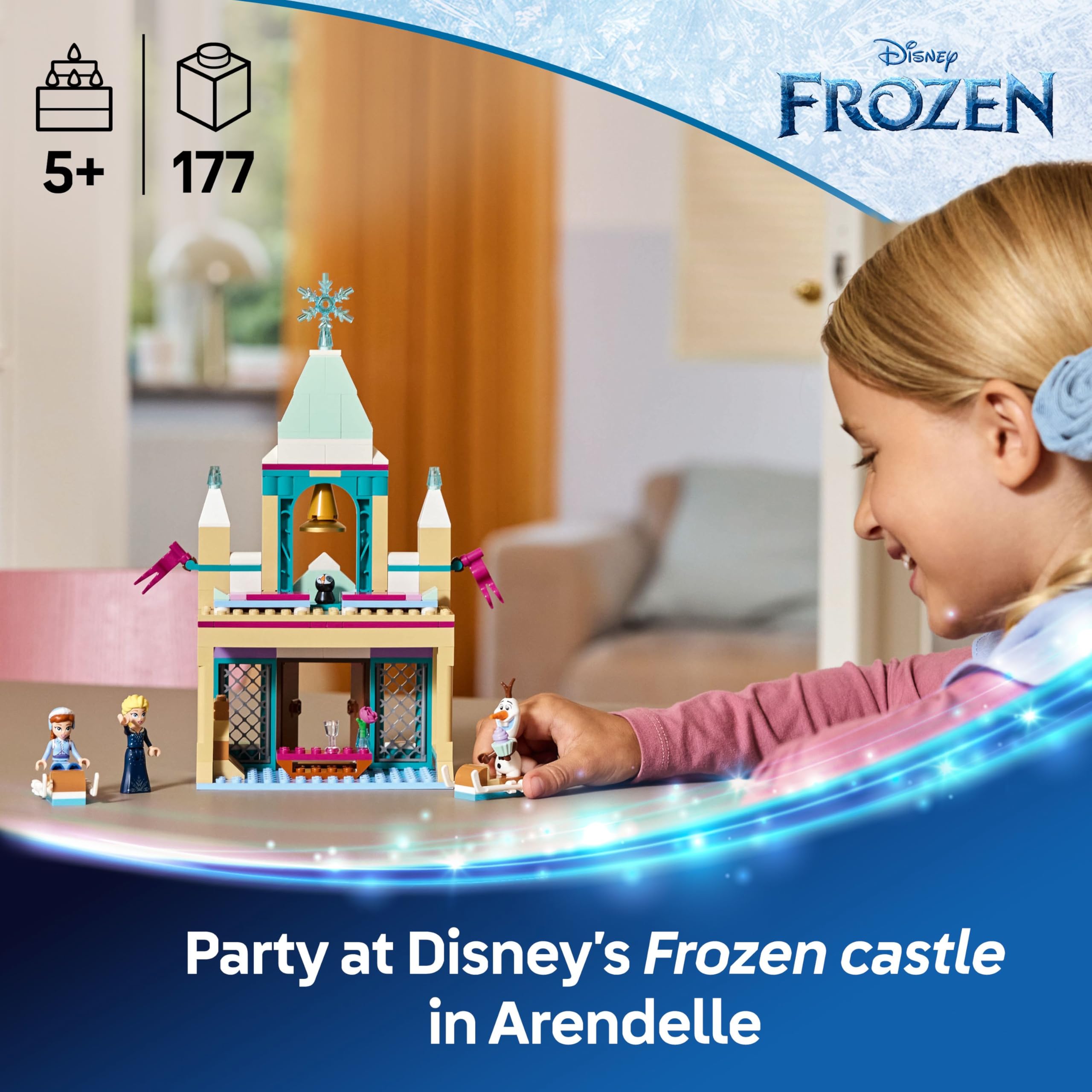 LEGO Disney Arendelle Frozen Castle Playset 43265 | Building Set for Ages 5+ 2