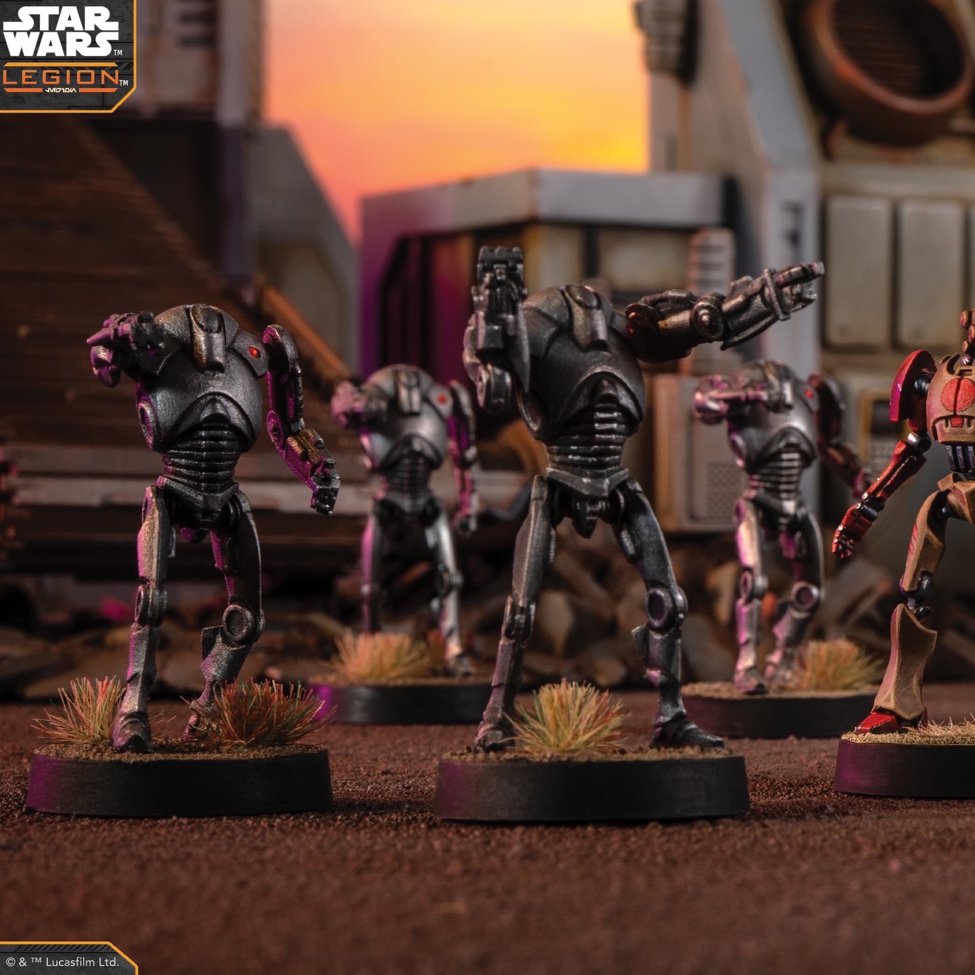 Asmodee Star Wars: Legion - Separatist Alliance Commanders and Operatives Expansion | 2 Miniatures | 14+ 5