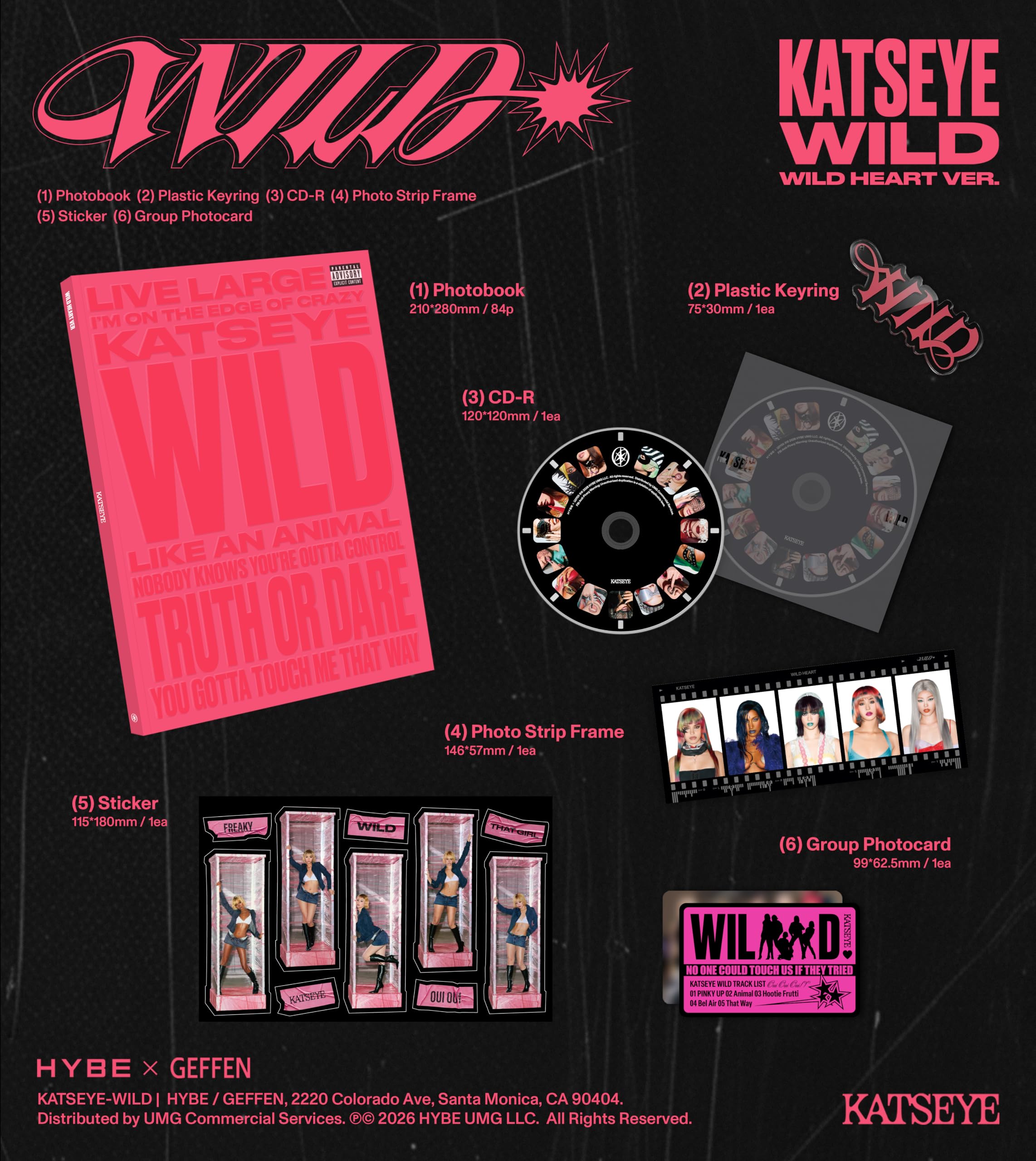 KATSEYE - WILD [CD] 2