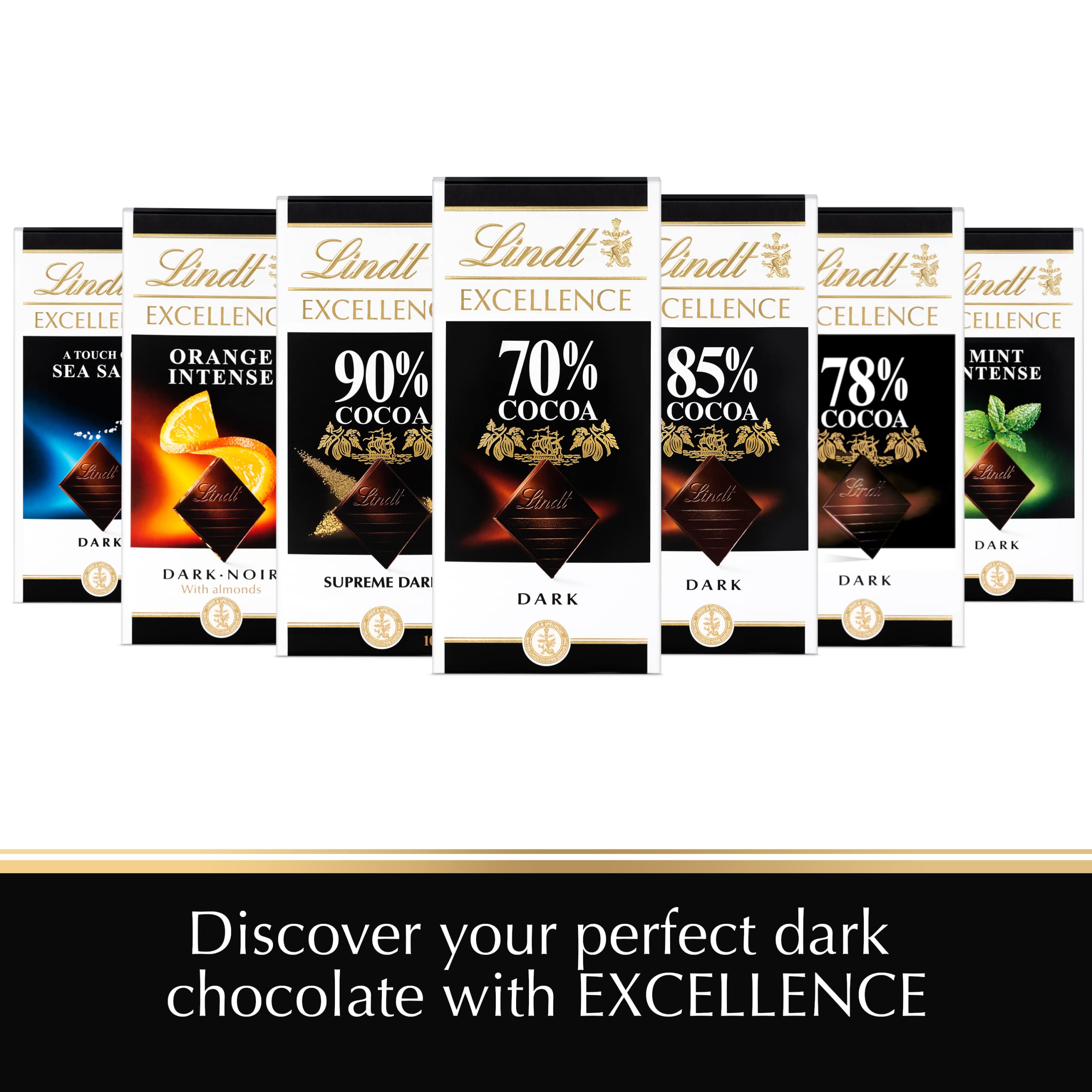 Lindt Excellence Dark 85% Cocoa Chocolate Bar, 100g 6