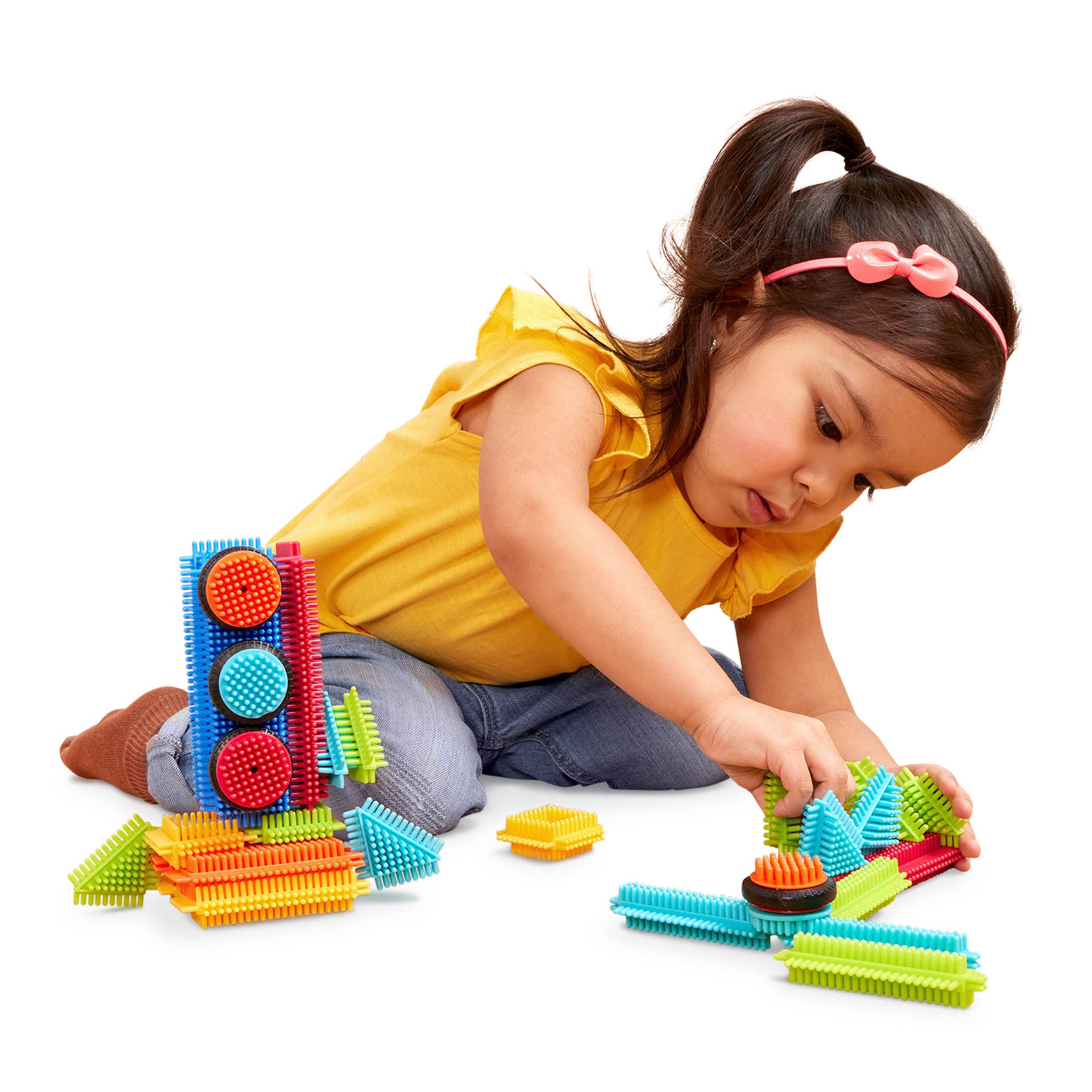 Bristle Blocks 36-Piece Basic Builder Set for Ages 36 Months to 10 Years
