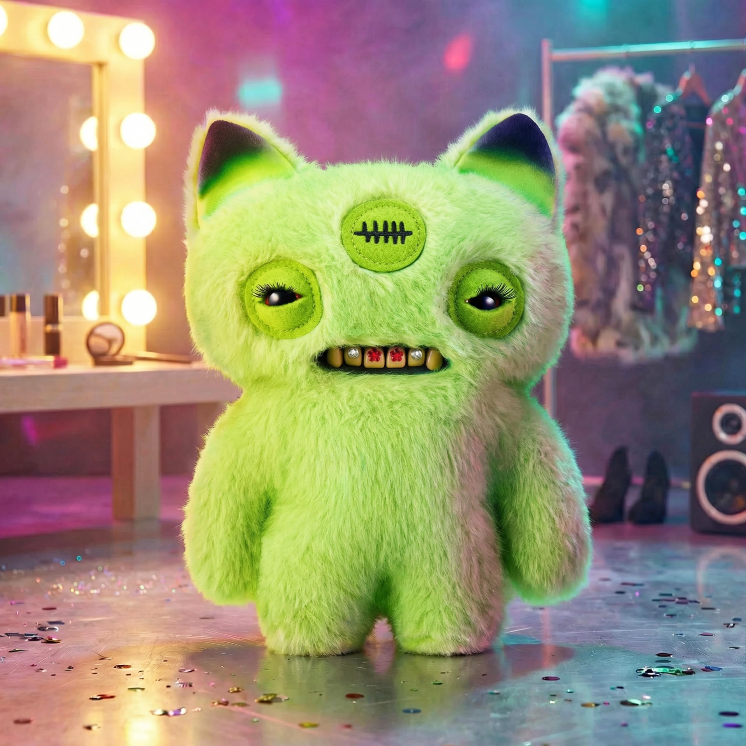 Fuggler Annoyed Alien Soft Doll - 9 Inch Plush Collectible Toy 2