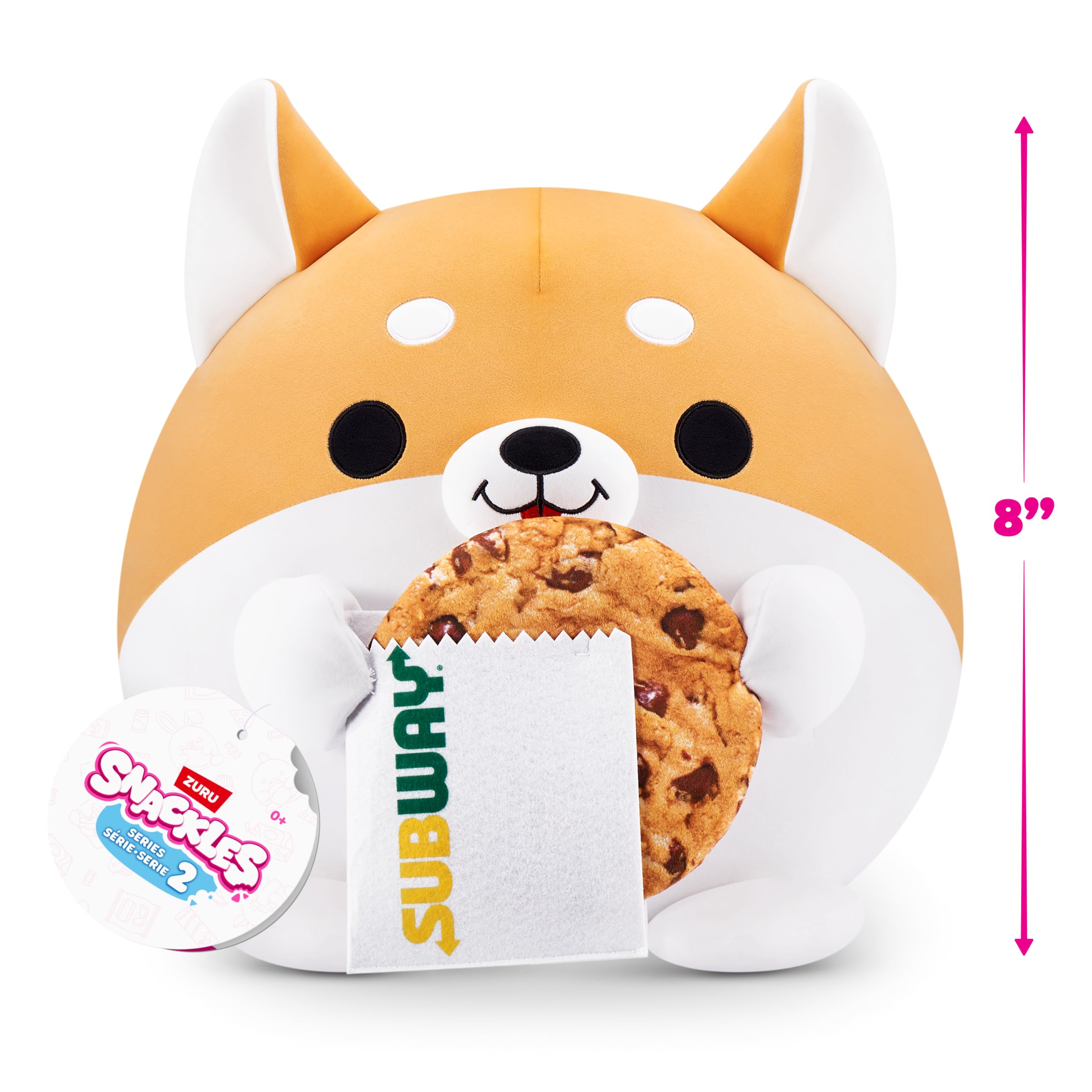 Snackles Series 2 Wave 2 - Corgi Snack Swap Plush, 20 cm by ZURU Cuddly Squishy 10