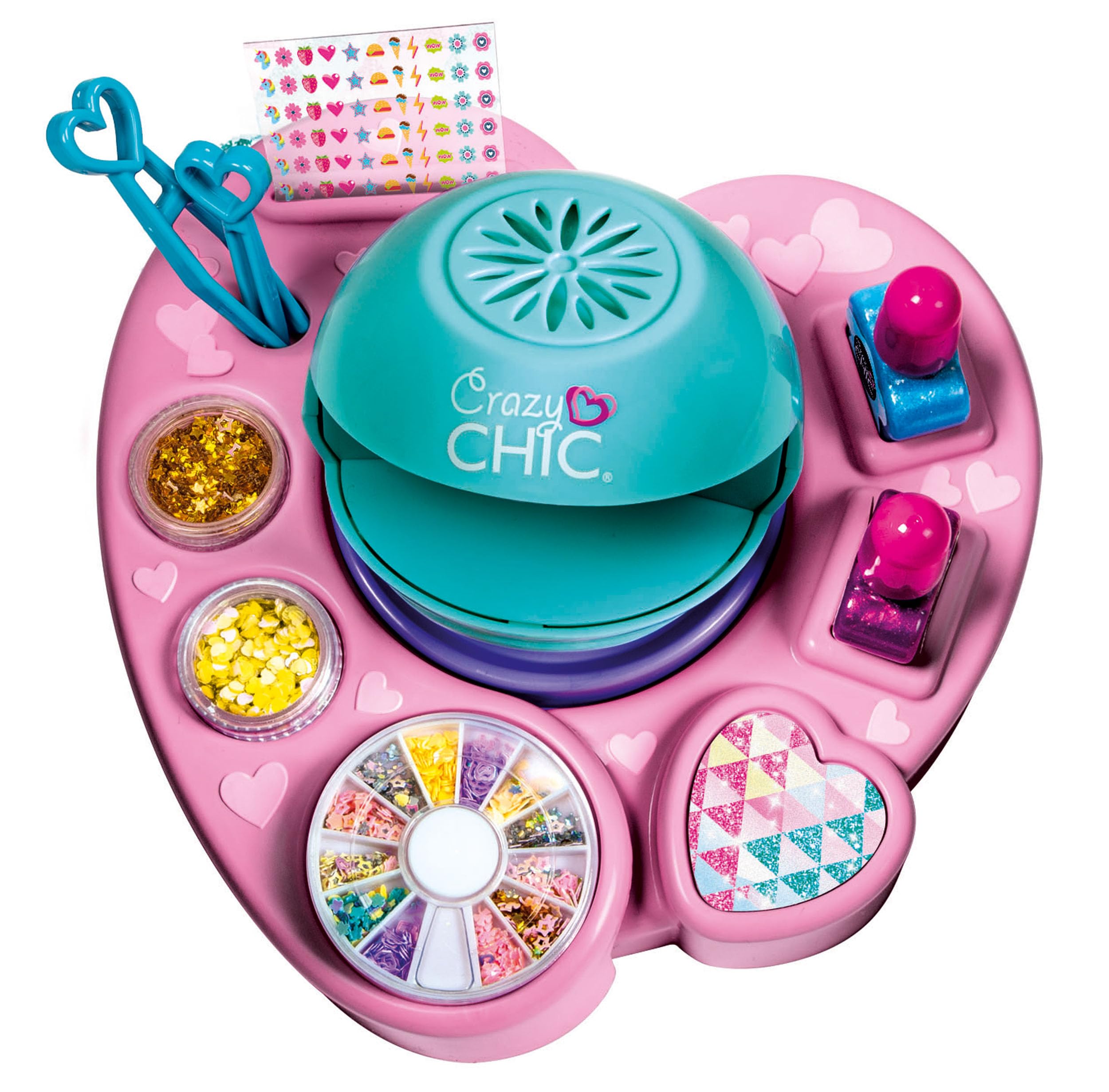 Clementoni Crazy Chic Cool Nail Art Set for Kids 12