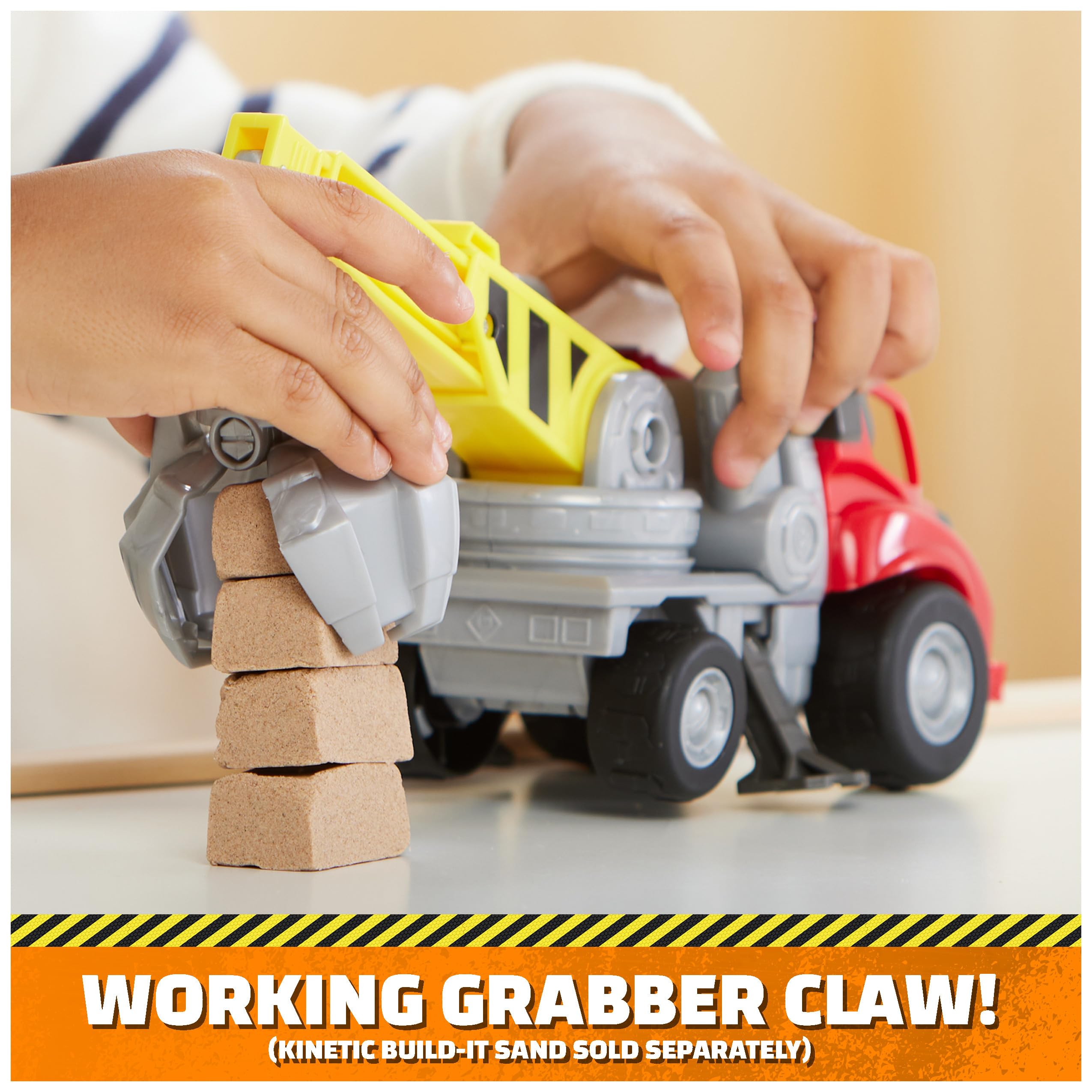 Rubble & Crew Charger’s Crane Grabber Toy Truck with Action Figure | Ages 3+ | Multicolor 4