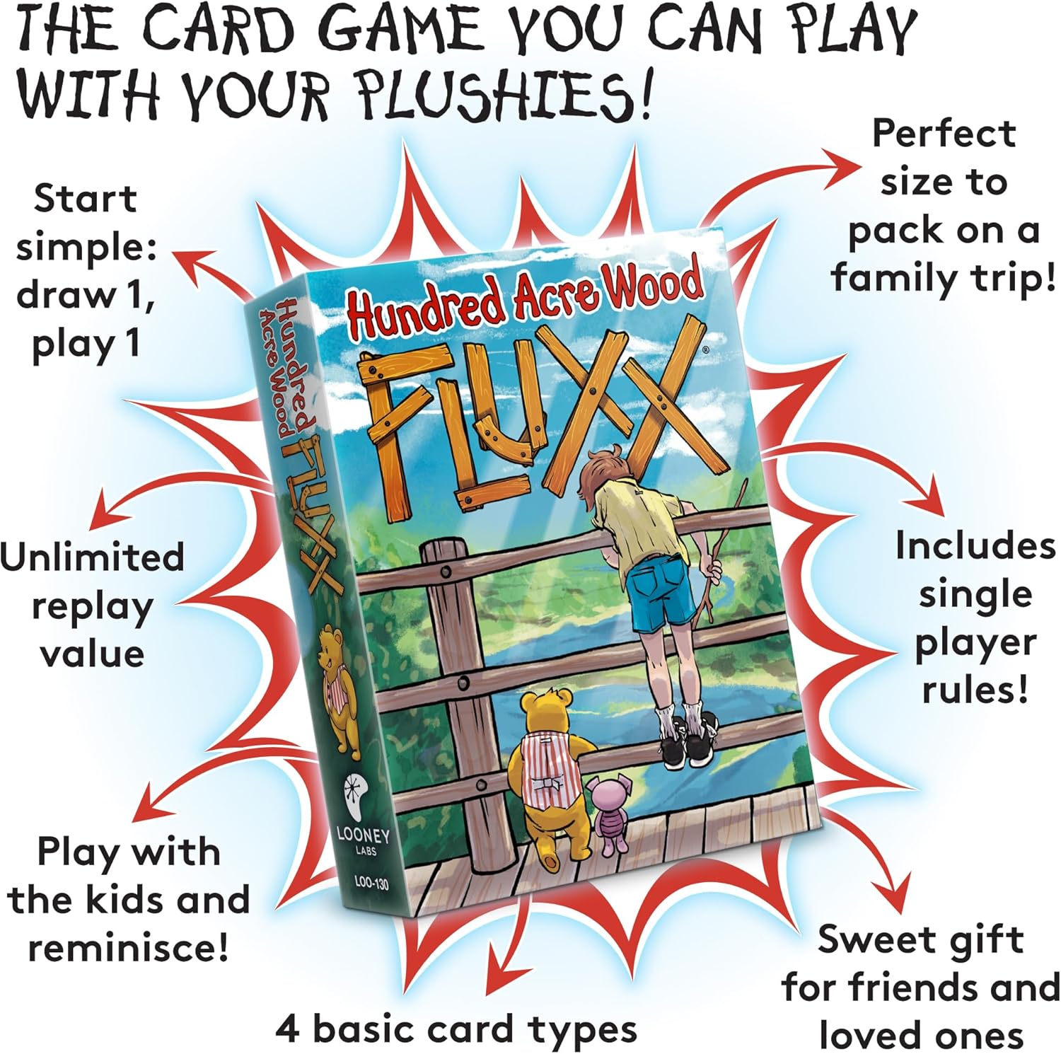 Looney Labs Hundred Acre Wood Fluxx Card Game 4