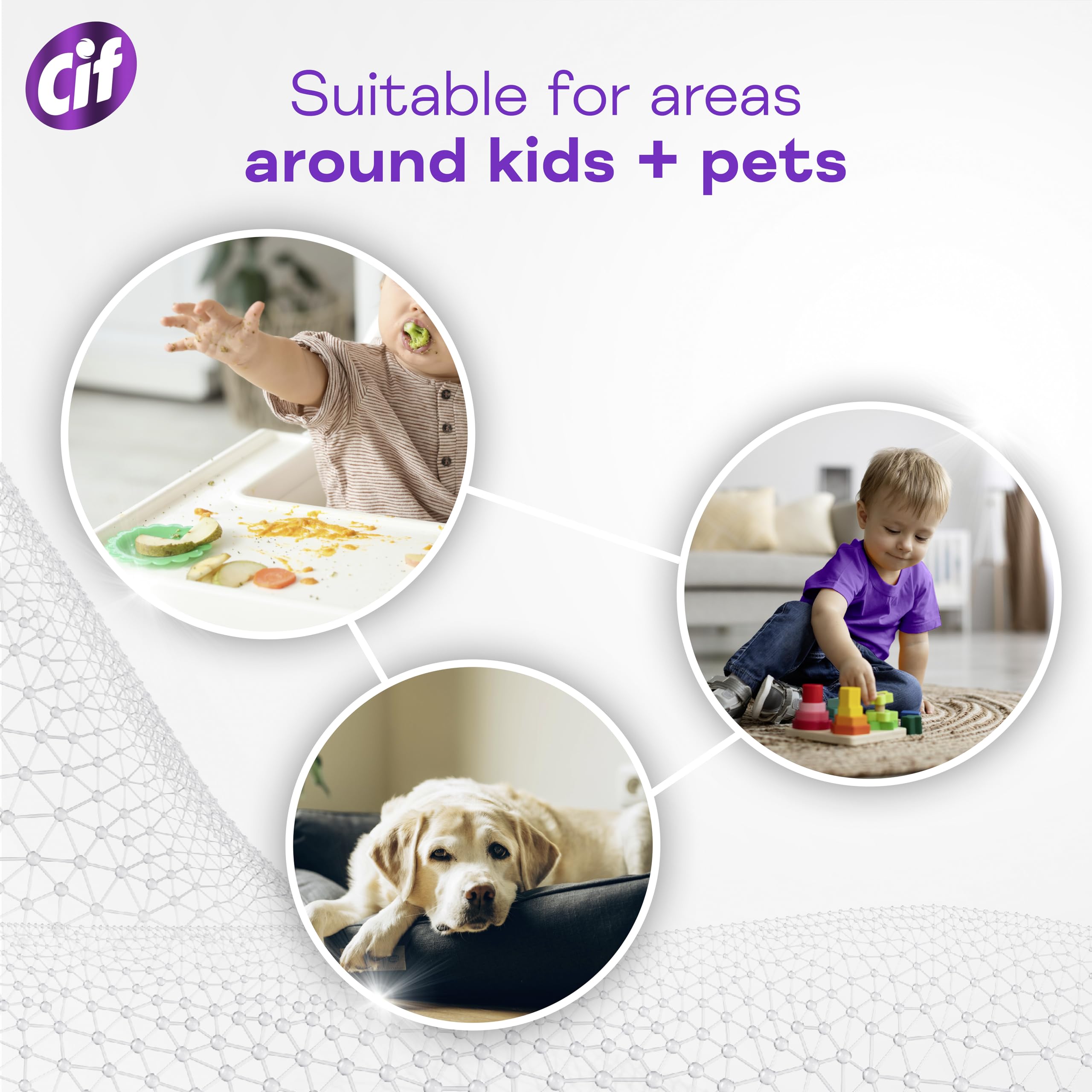 Cif Infinite Clean Lavender & Eucalyptus All in One Cleaner Spray 280 ml 4