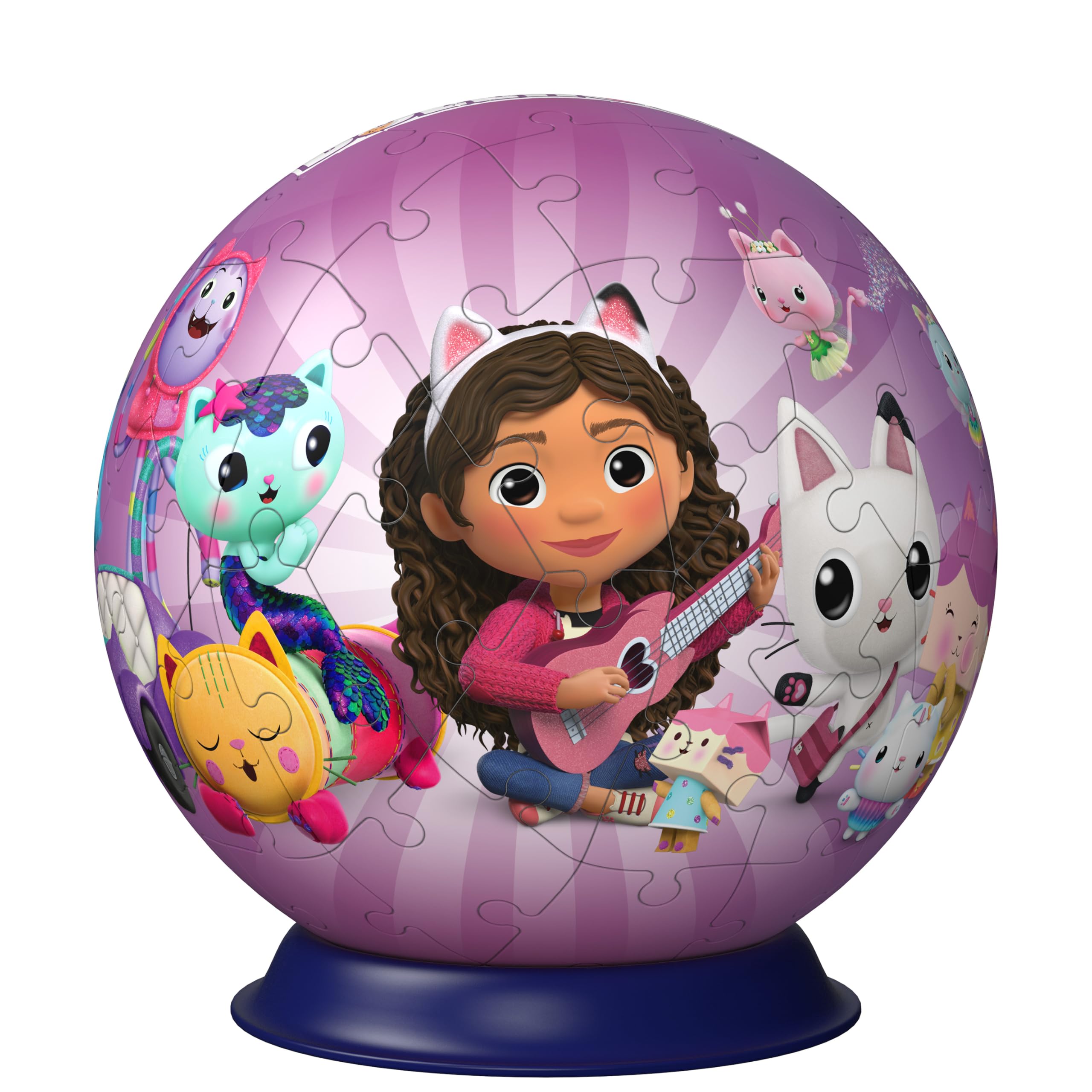 Ravensburger Gabby's Dollhouse 3D Puzzle Ball - 72-Piece Plastic Puzzle for Kids 6 Years and Up 8