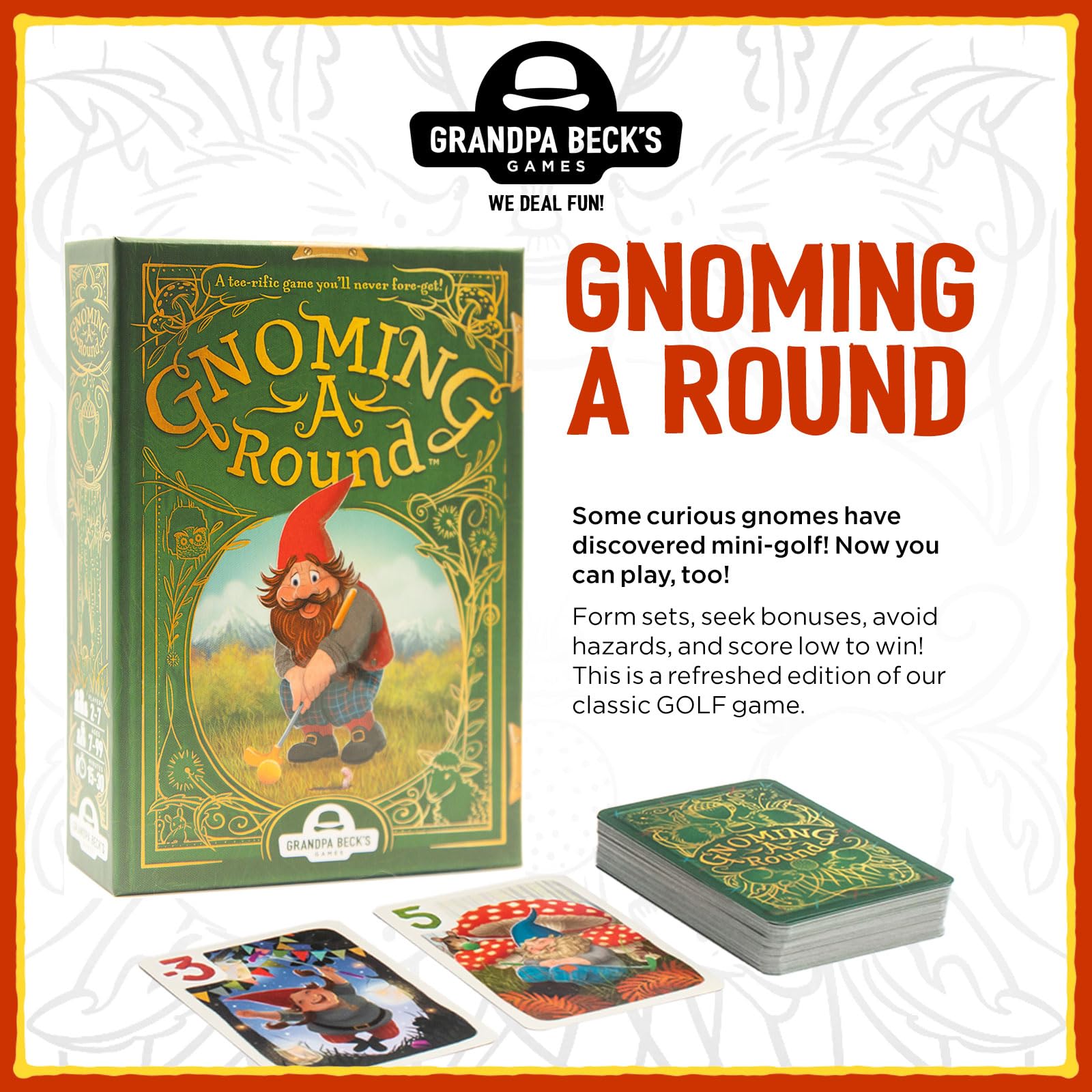 Grandpa Beck's Games Gnoming A Round Card Game | Family Fun | Ages 7+ 3
