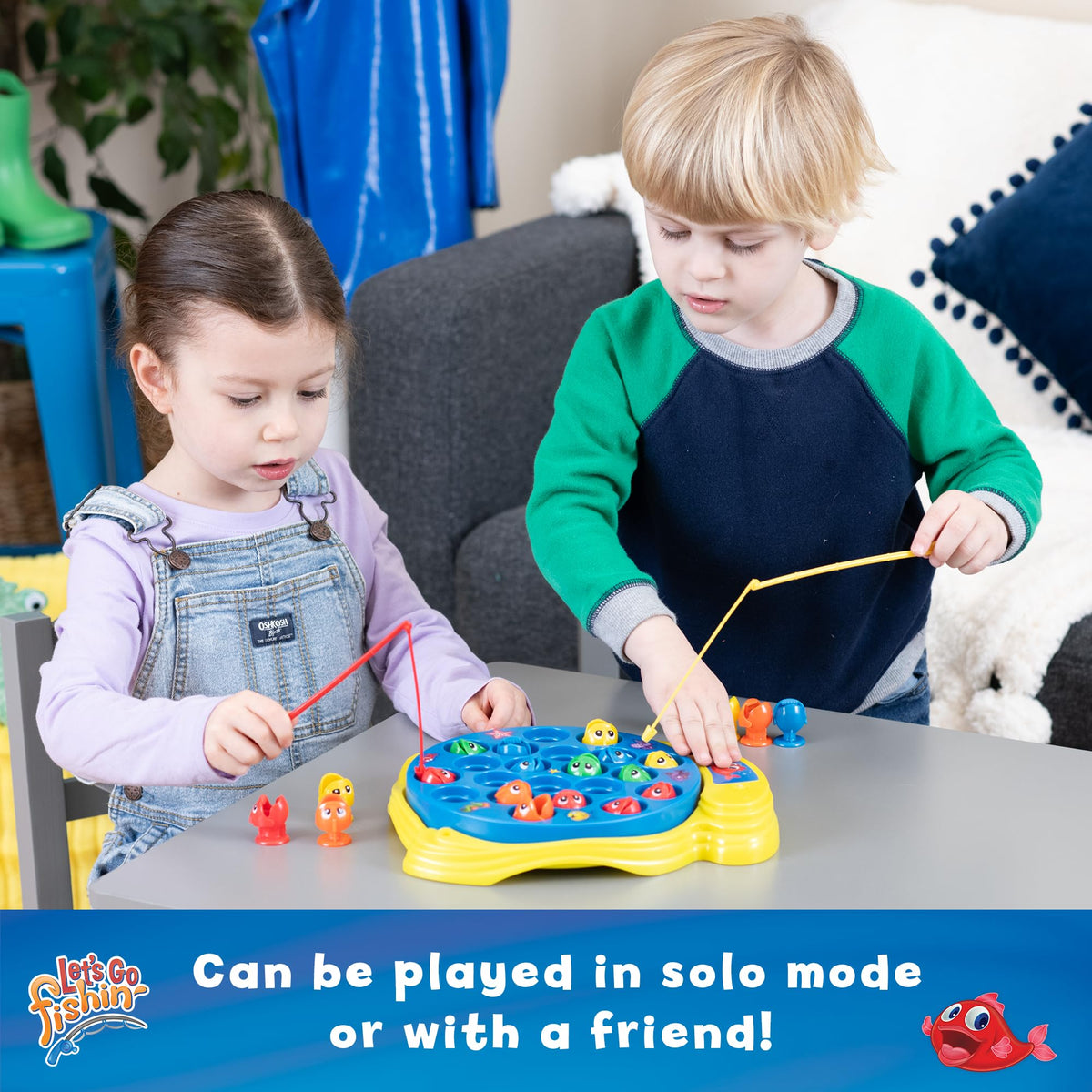 Goliath Let's Go Fishin' Classic Edition Board Game - For 1-4 Players, Ages 3+