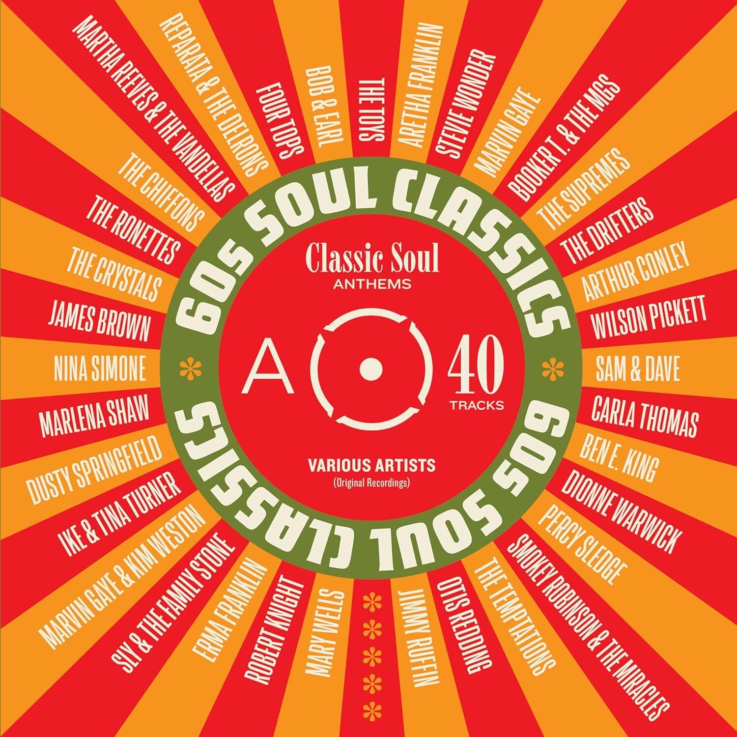 60s Soul Classics [VINYL] - Compilation Album Featuring Aretha Franklin, Marvin Gaye, Stevie Wonder 3