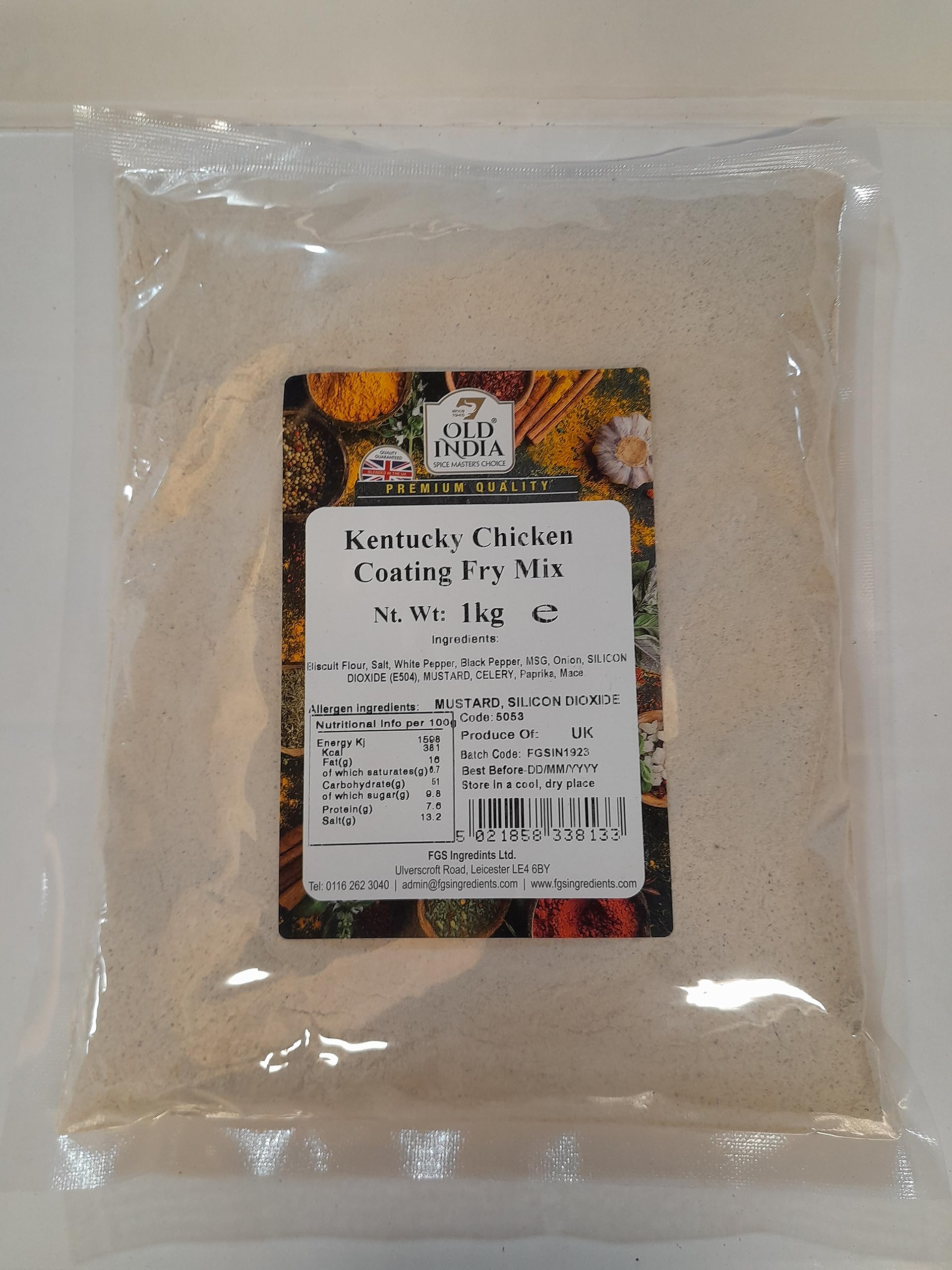 Old India Kentucky Chicken Coating Fry Mix - 1 kg | 100% Natural