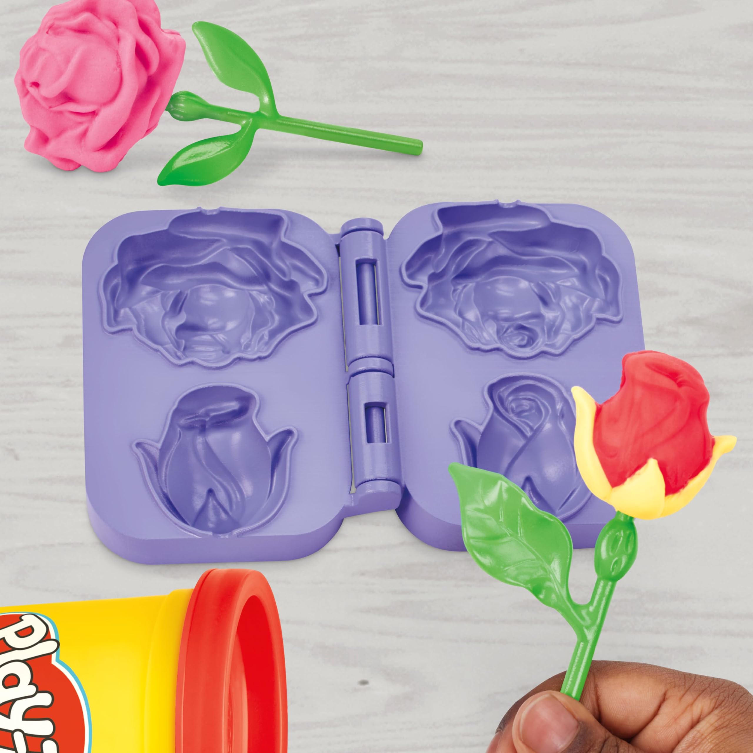 Play-Doh Tulips & Daffodils Flower Toy - Arts & Crafts Kit for Kids Ages 3+ 2