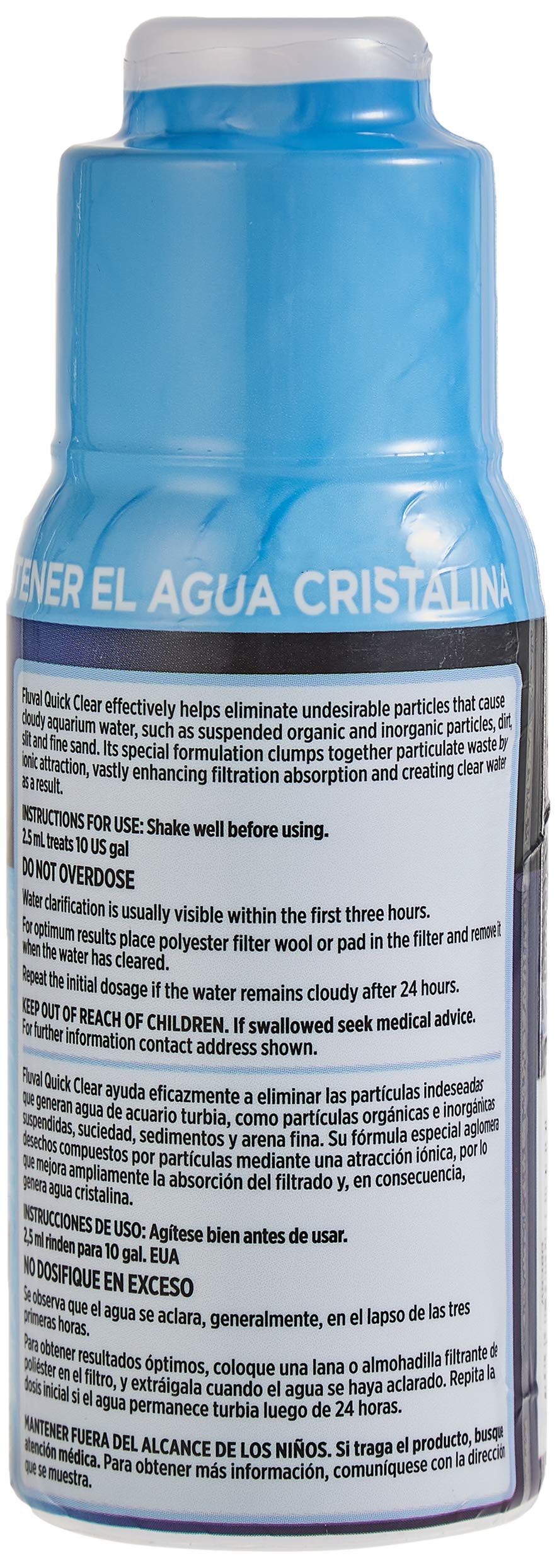 Fluval Quick Clear Water Treatment for Freshwater Aquariums | Clears Cloudy Water in 1-3 Hours | 120ml Liquid 2