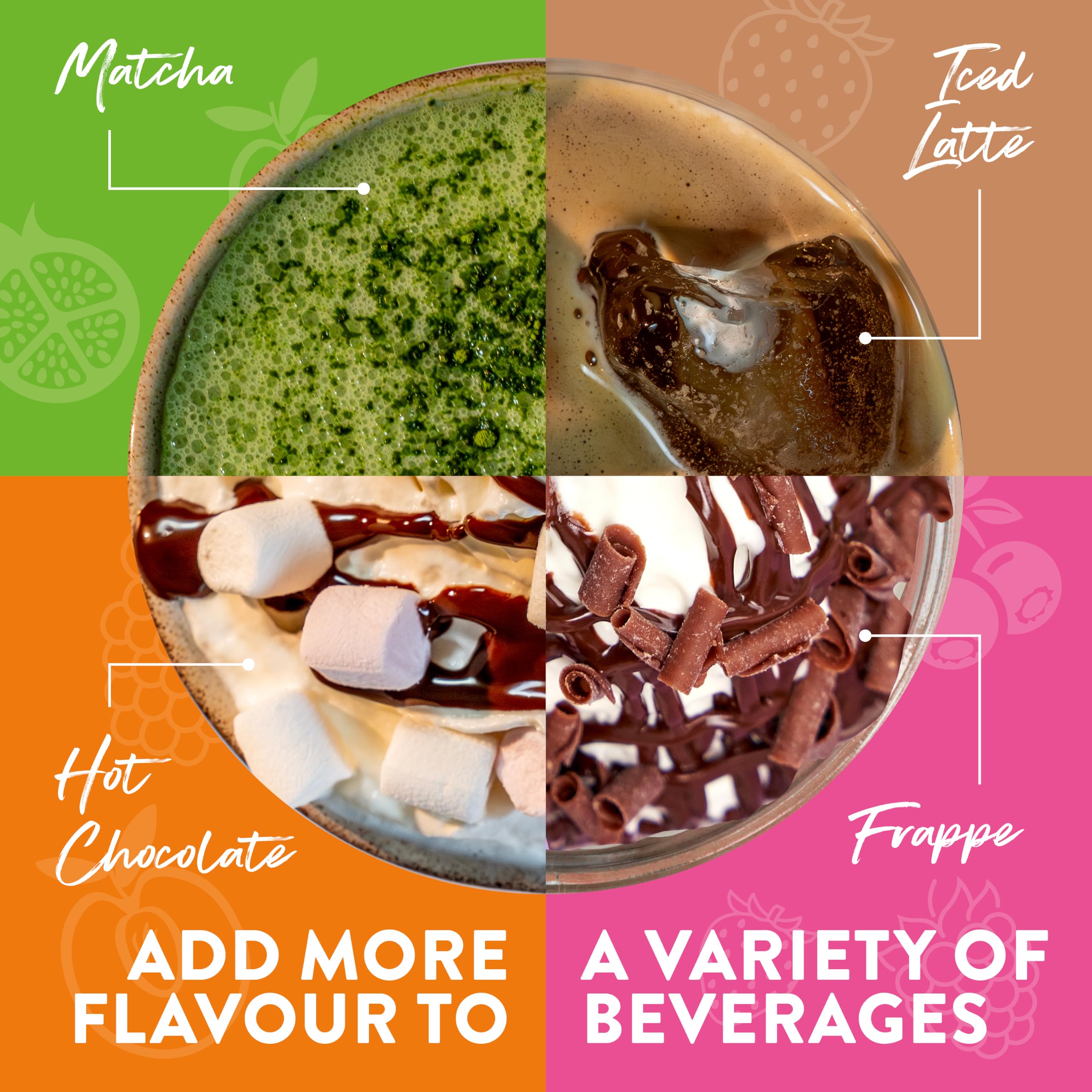 Simply Sugar Free Coffee Syrup Gift Set - 4 x 50ml Flavors 6