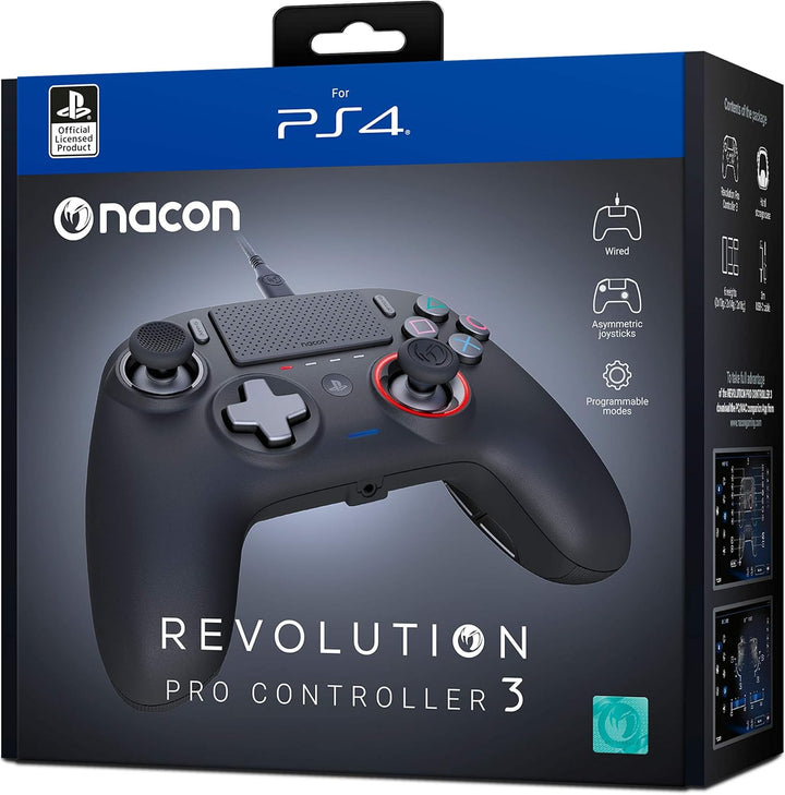 Nacon Revolution Pro Controller V.3 - PlayStation 4 Wired Controller (2023)