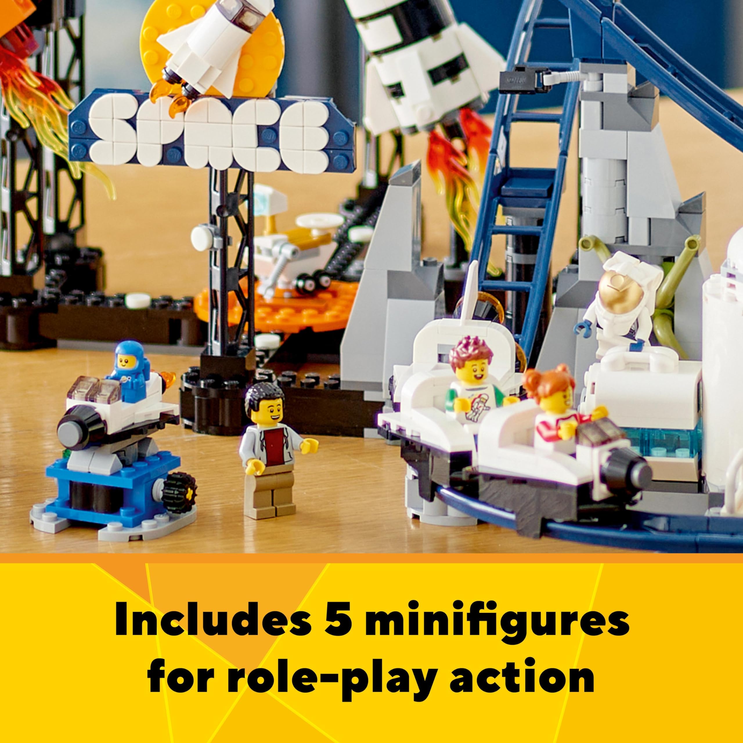 LEGO Creator 3in1 Space Roller Coaster Set - 874-Piece Building Toy for Ages 9+ 9