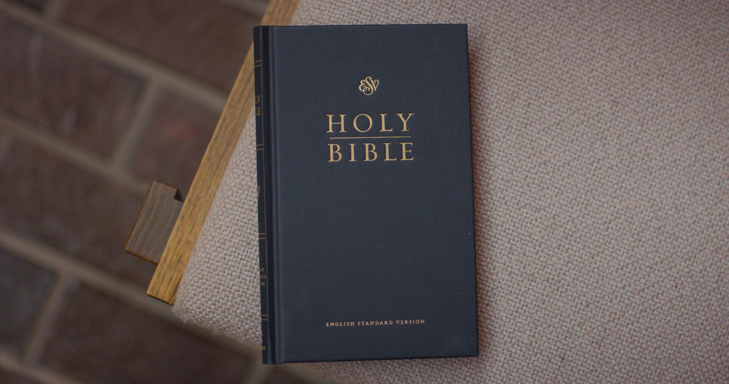Crossway ESV Church Bible - Hardcover Black | Smyth-Sewn Binding | 1008 Pages
