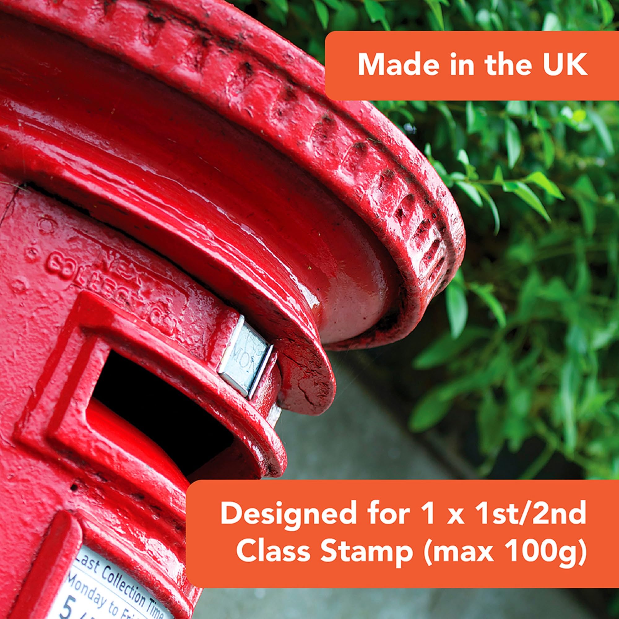 Postmaster DL Peel & Seal Envelopes - 100 Pack | 100GSM White Paper | Security Tint 4