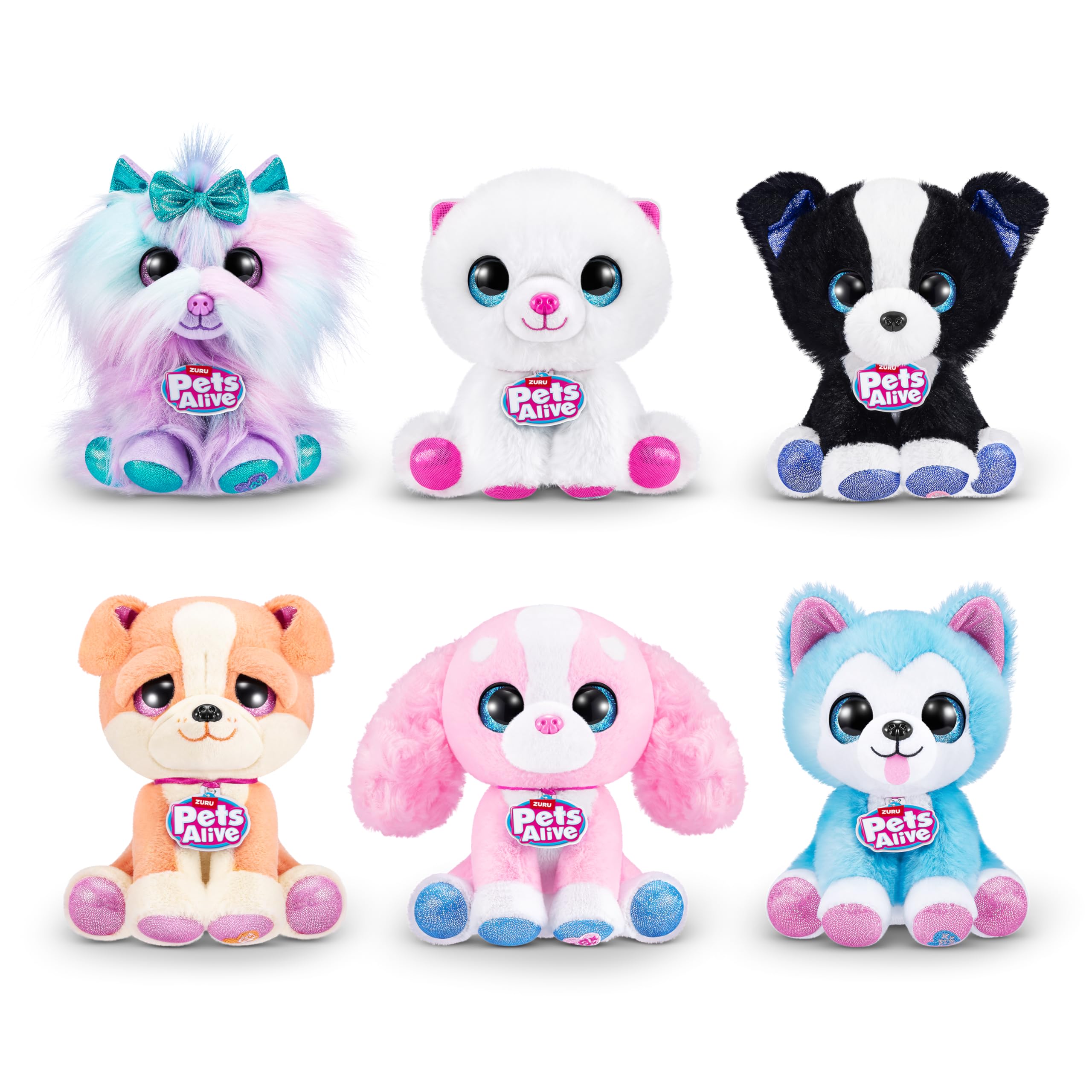 Pets Alive Puppy Rescue Surprise Series 3 - Yorkshire Plush Interactive Toy with Speak & Repeat 11