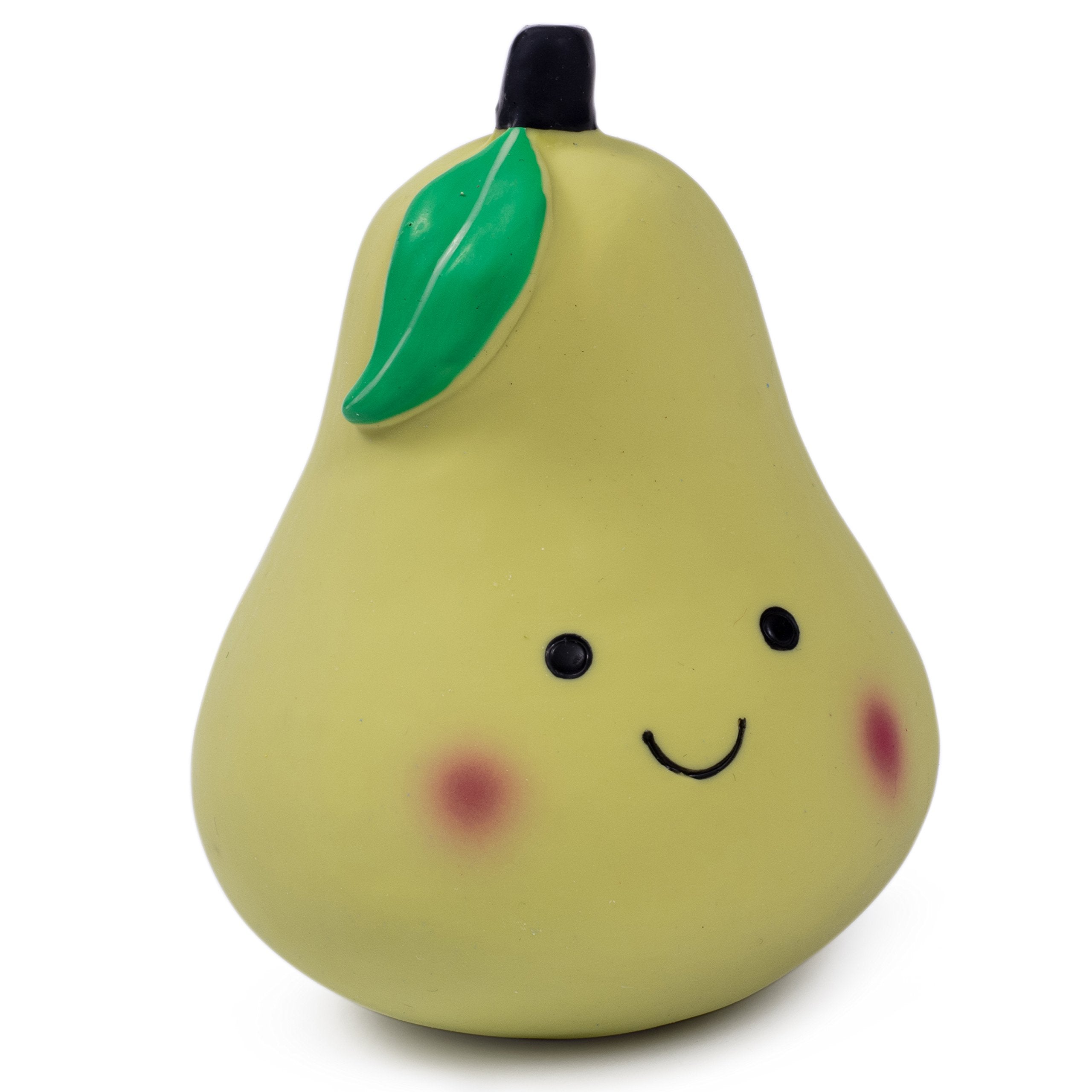 Petface Latex Pear Soft Chew Dog Toy - Large Size, Durable, Squeaky | Natural Rubber