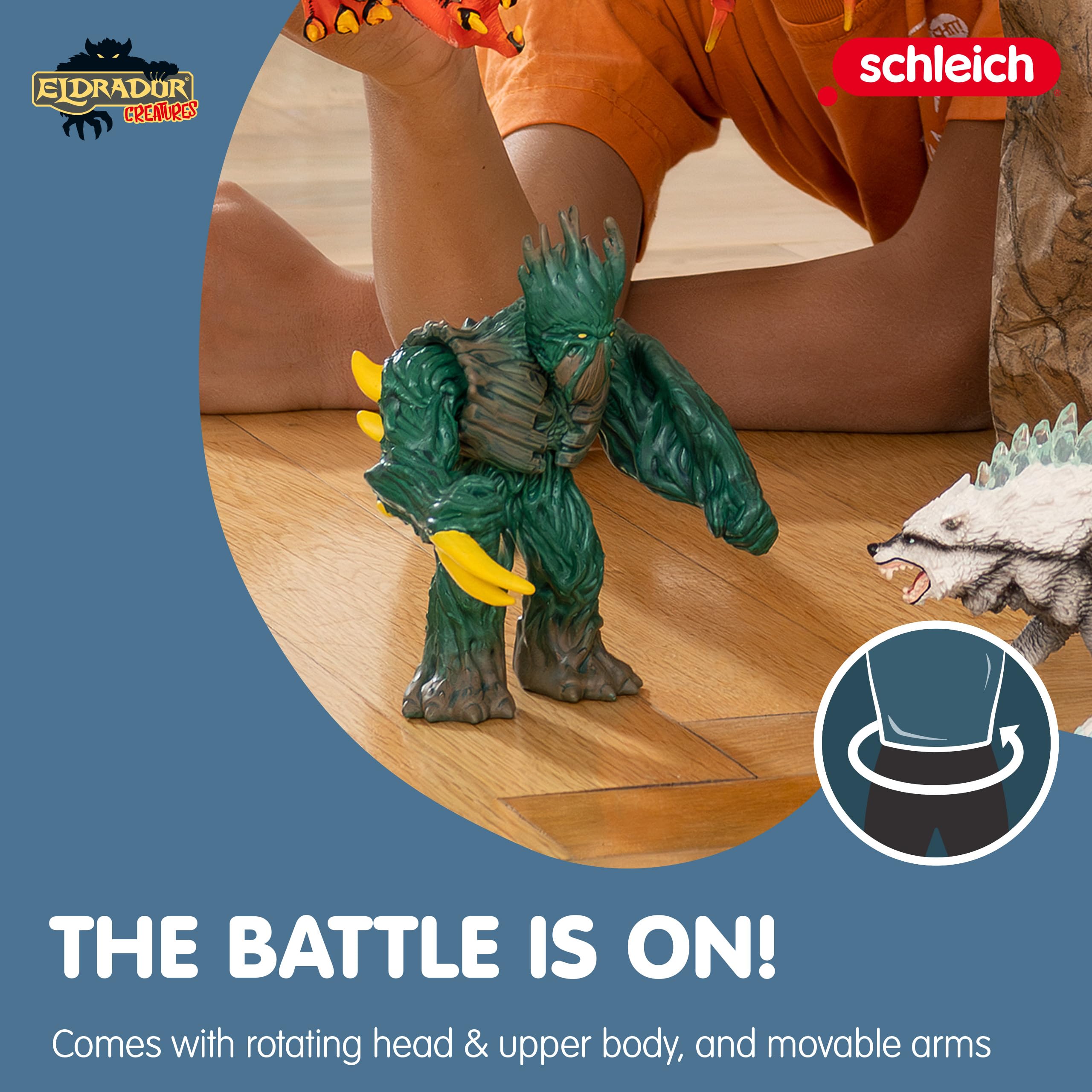 Schleich Eldrador Creatures Jungle Emperor 70151 - Fantasy Action Figure with Moveable Parts for Imaginative Play, Ages 3-12 11