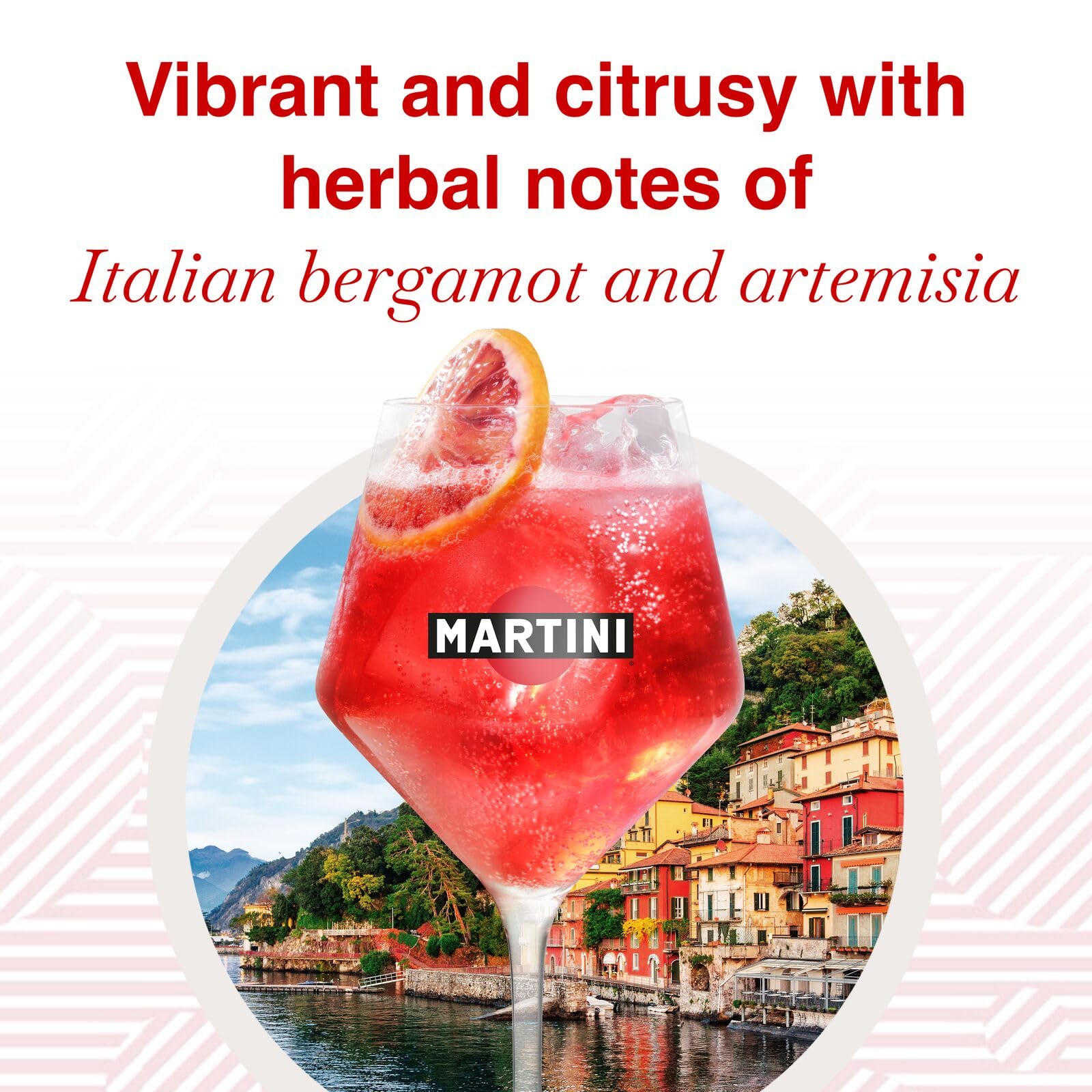 MARTINI Vibrante Non Alcoholic Aperitivo - 75cl Bottle | <0.5% ABV | Gluten Free 3