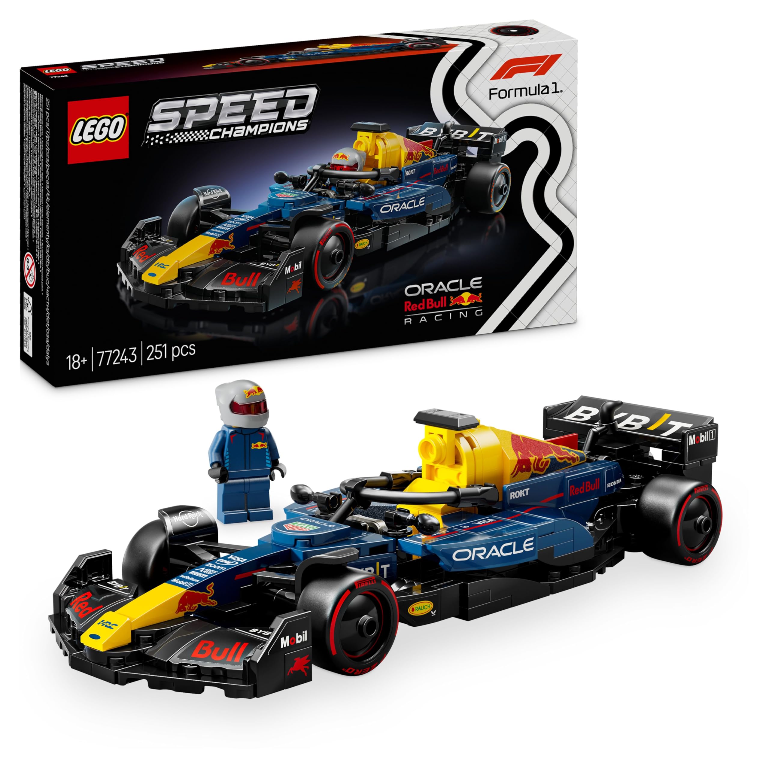 LEGO Speed Champions Oracle Red Bull Racing RB20 F1 Race Car Model 77243 | Ages 18+