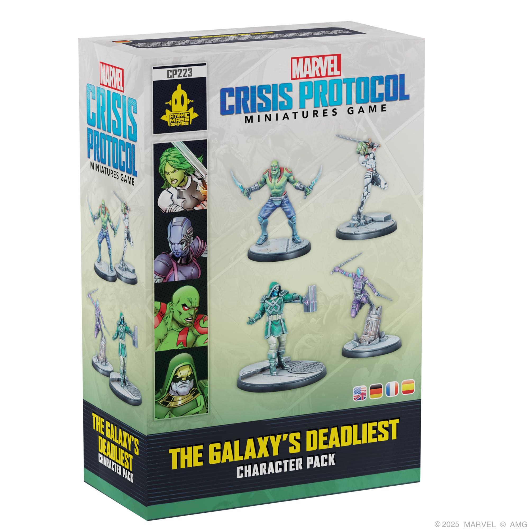 ATOMIC MASS GAMES Marvel Crisis Protocol - Guardians of the Galaxy Affiliation Pack | 4 Miniatures | Special Edition