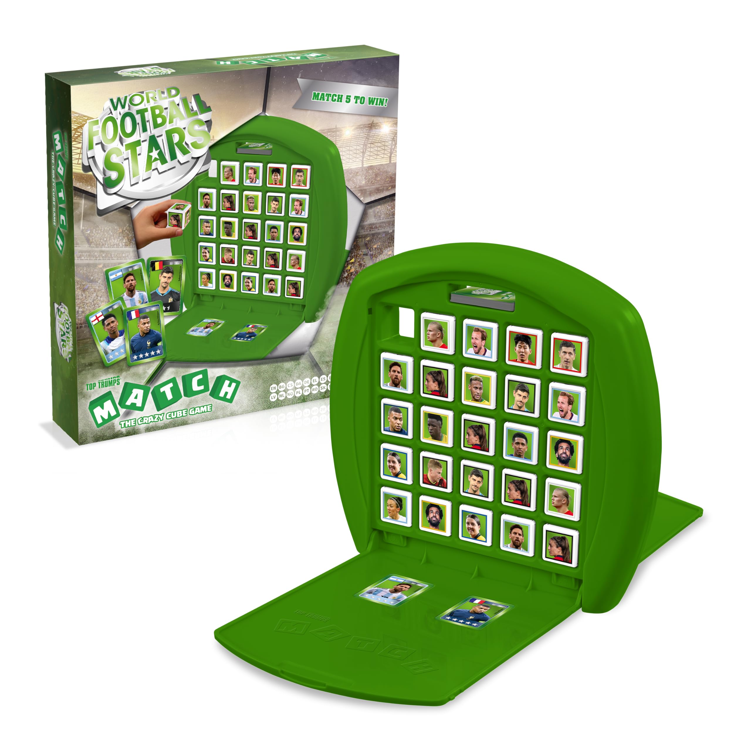 Top Trumps Match World Football Stars Crazy Cube Game | Ages 4+ | Travel Friendly 1