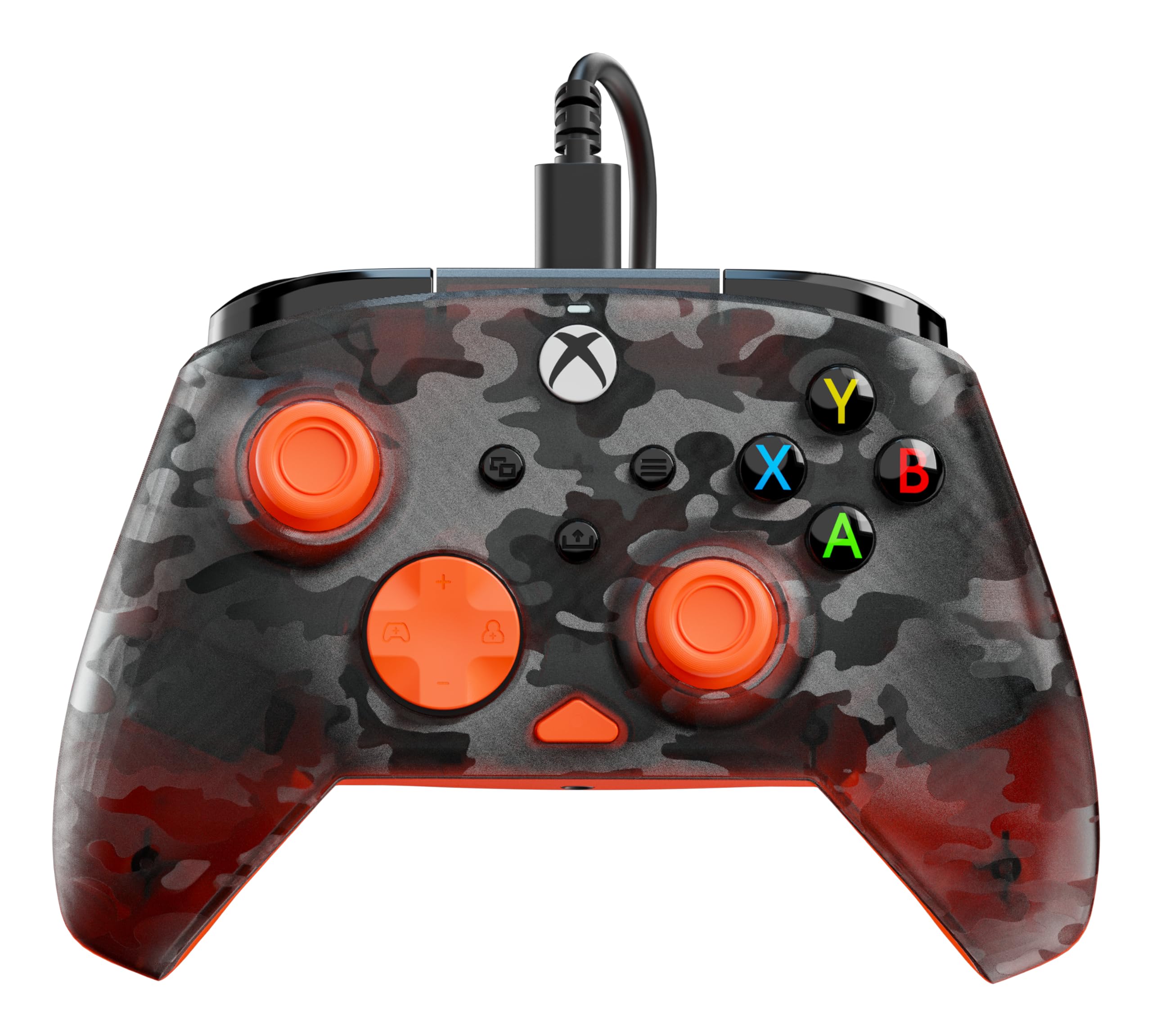 Turtle Beach Rematch Core Orange and Ghost Black Camo Wired Gaming Controll 9