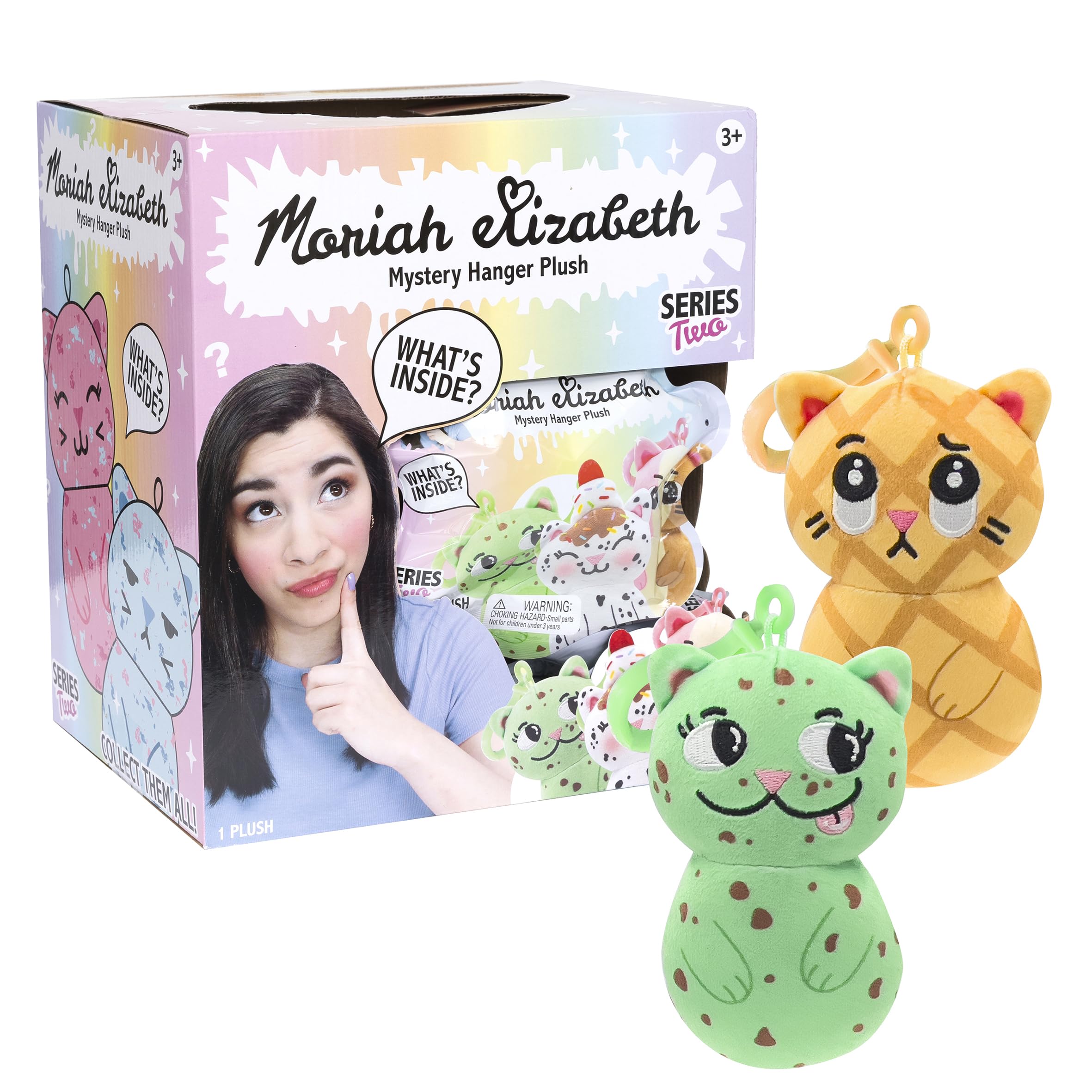 Moriah Elizabeth Mystery Hanger Plush - Series 2 Collectible Mini Plush | Polyester | Ages 3+ 4