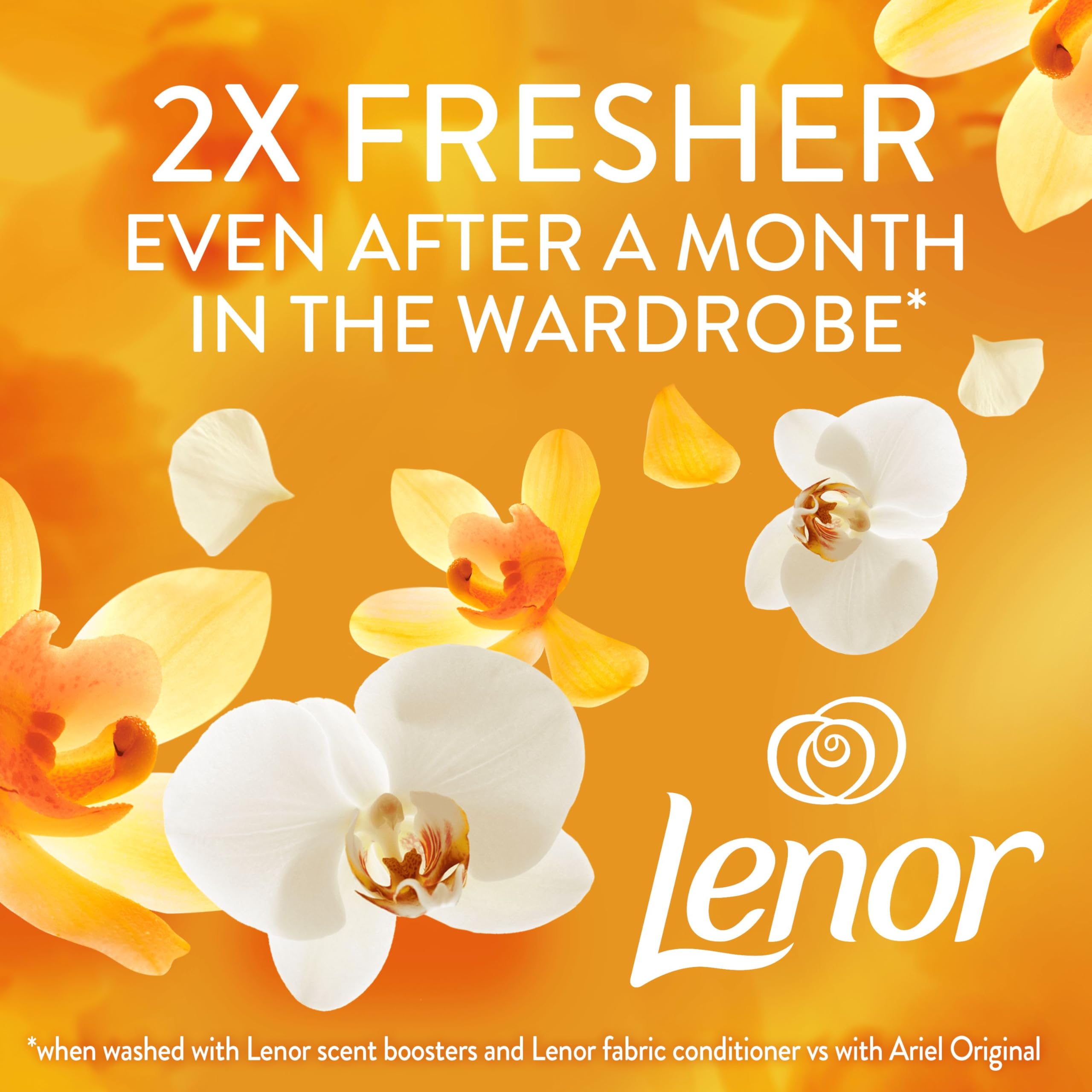 Lenor Gold Orchid In-Wash Scent Booster Beads - 495g, Non-Stop Freshness 4