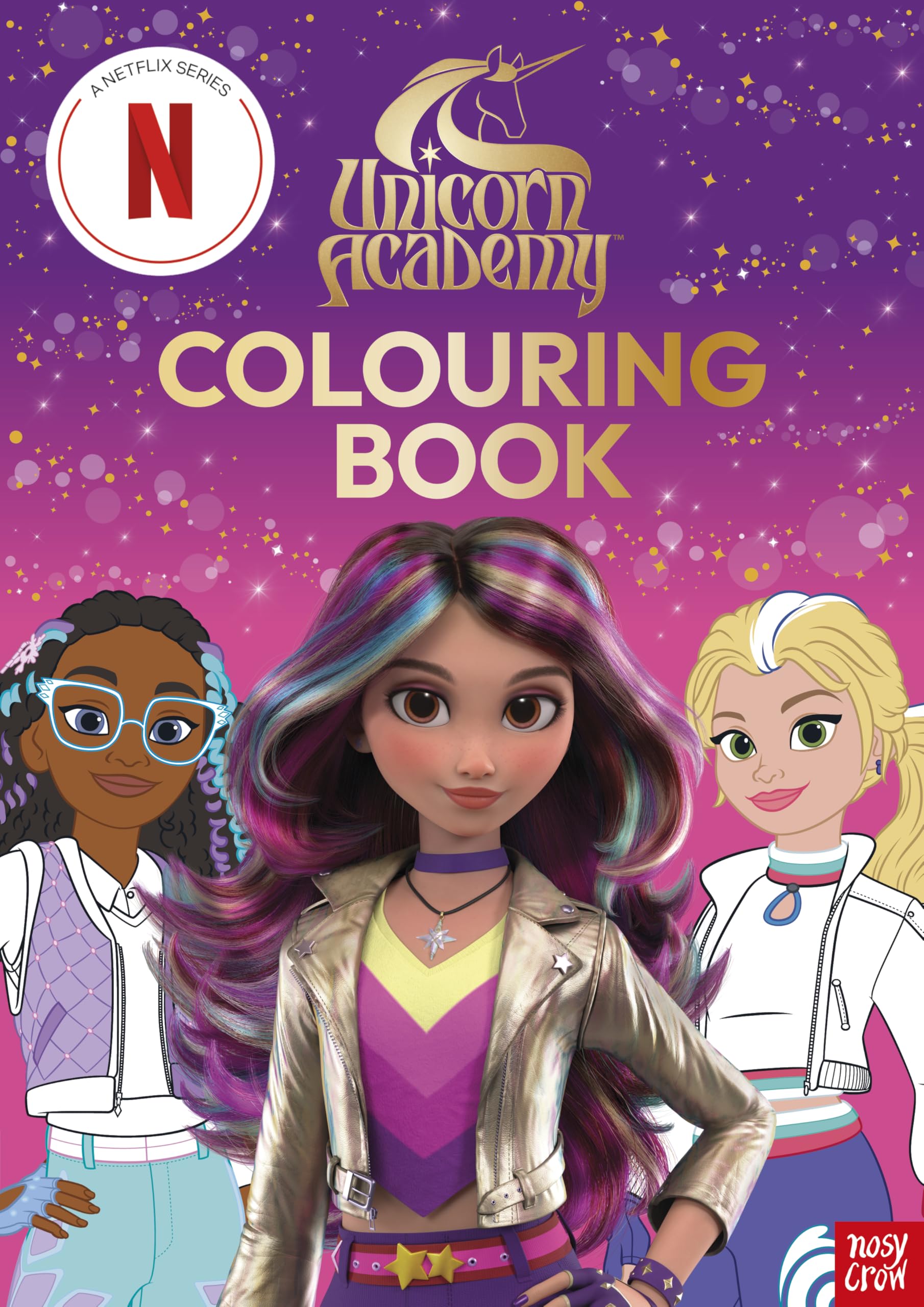 Unicorn Academy: Colouring Book by Nosy Crow | Ages 4-7 | 48 Pages
