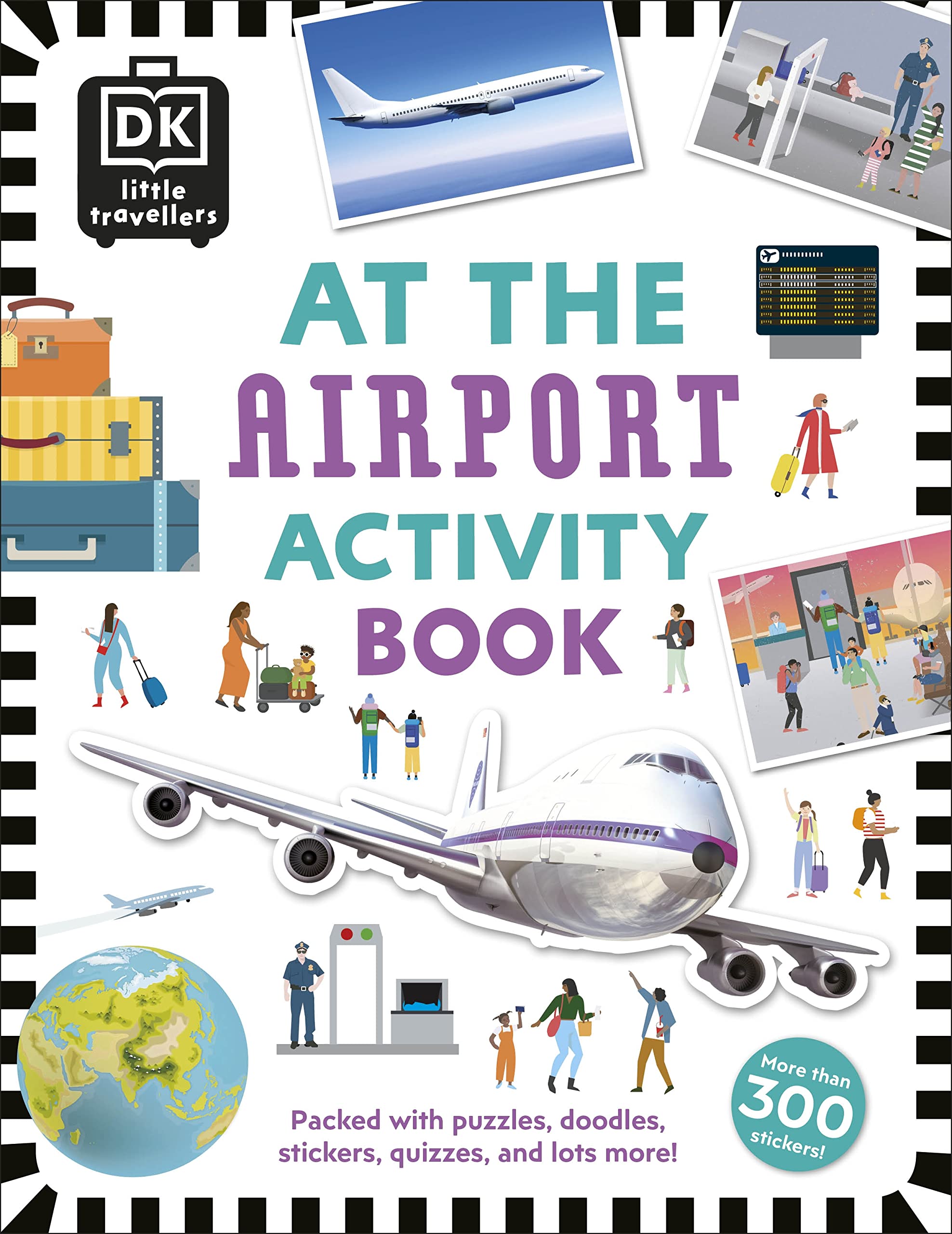 DK At the Airport Activity Book - Ages 5-7 | 32 Pages | Over 300 Stickers 1