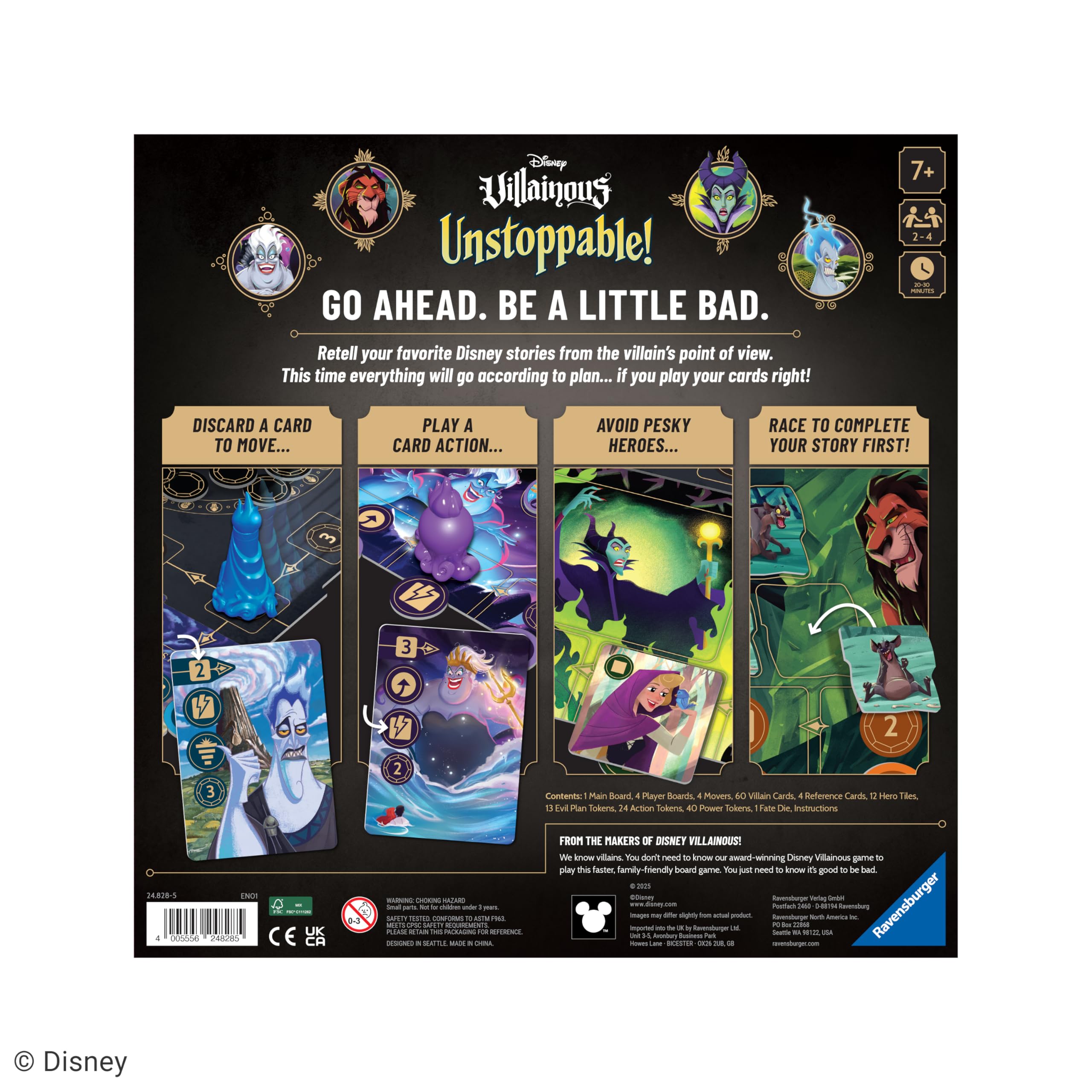 Ravensburger Disney Villainous Unstoppable Strategy Board Game 3