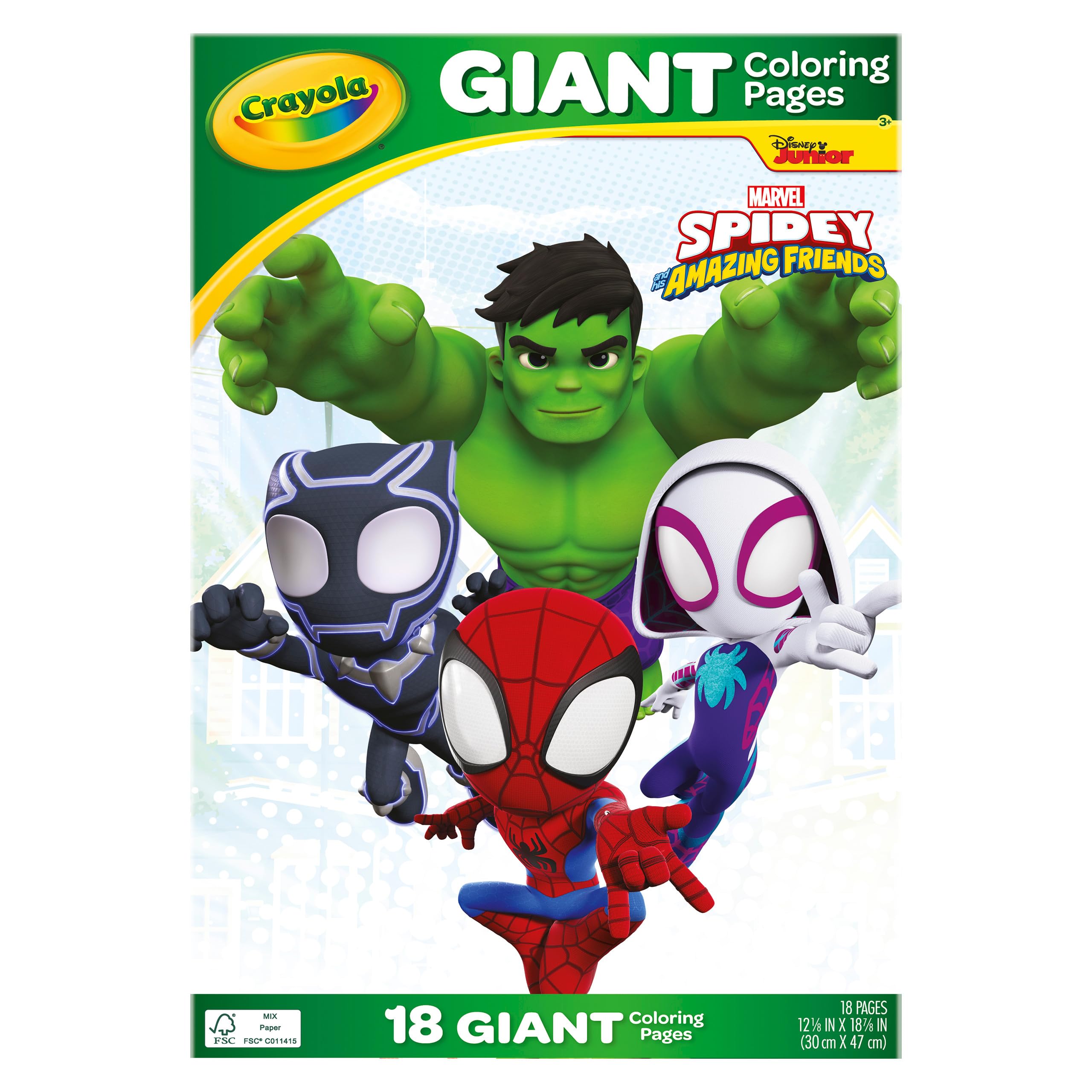 Crayola Giant Colouring Book - Spidey and His Amazing Friends 5