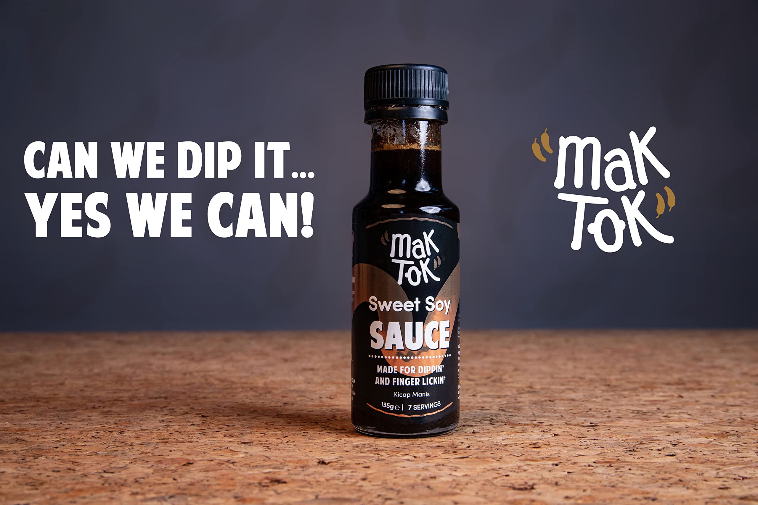 Mak Tok Authentic Malaysian Kicap Manis Sweet Soy Sauce - Naturally Fermented, Made in the UK | 135g 3